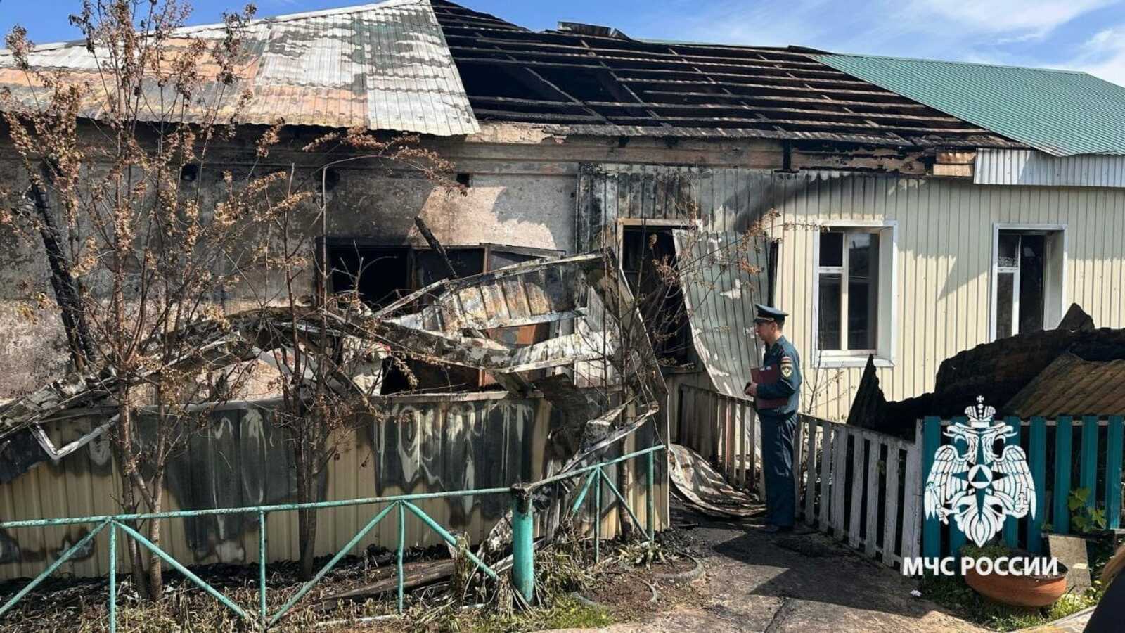 В Башкирии на пожаре погибла пенсионерка, другая получила сильные ожоги