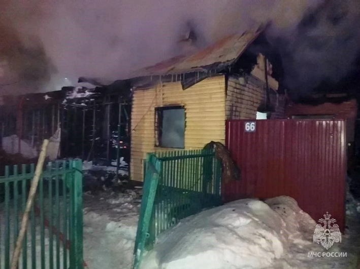 В Башкирии вместе с домом сгорел пожилой мужчина