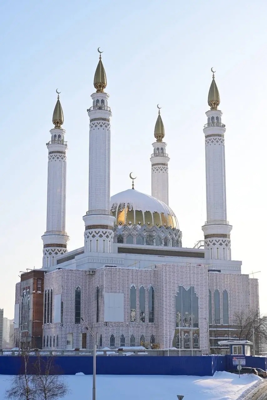 Радий Хабиров опубликовал фото строящейся мечети «Ар-Рахим»