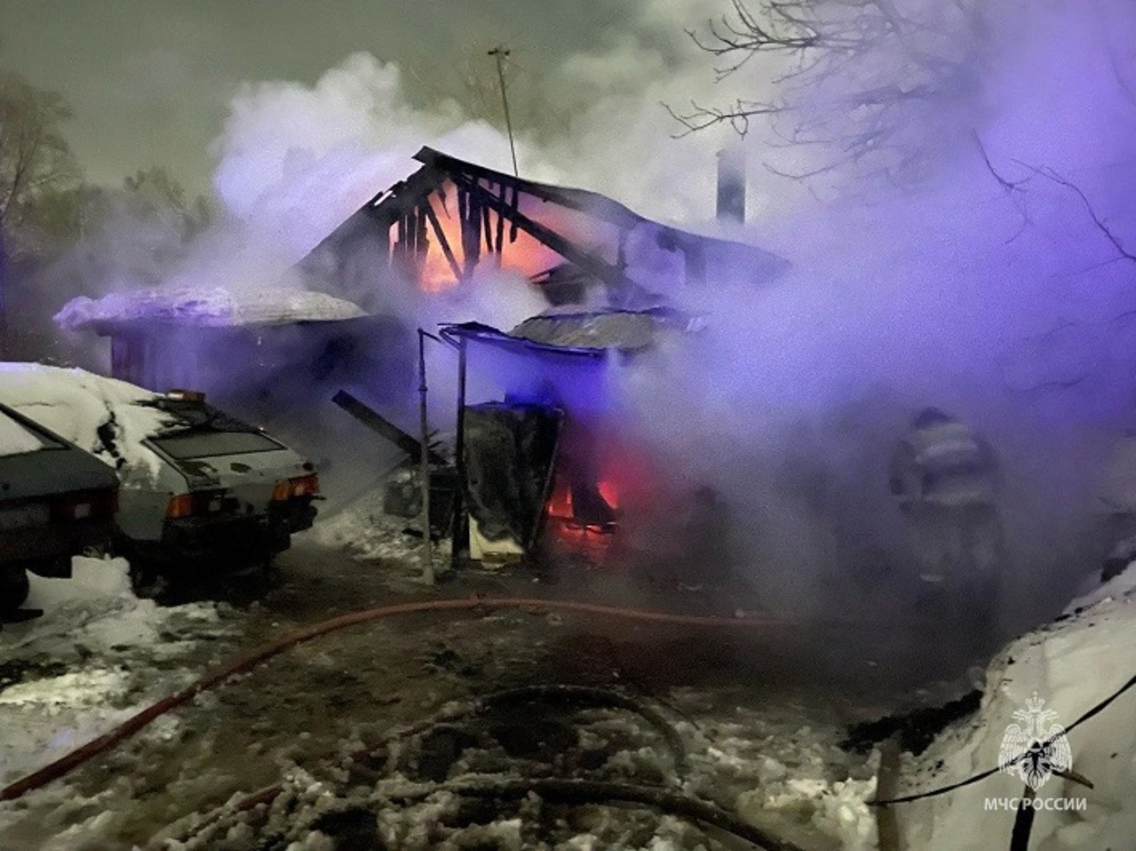 Жителя Башкирии нашли мёртвым в сгоревшем доме