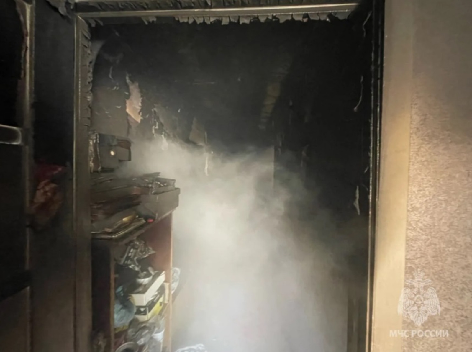 В Стерлитамаке при пожаре пострадали мужчина и женщина