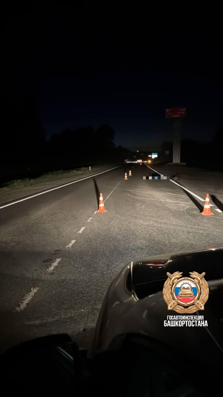 В Башкирии водитель легковушки задавил лежавшего на дороге пешехода