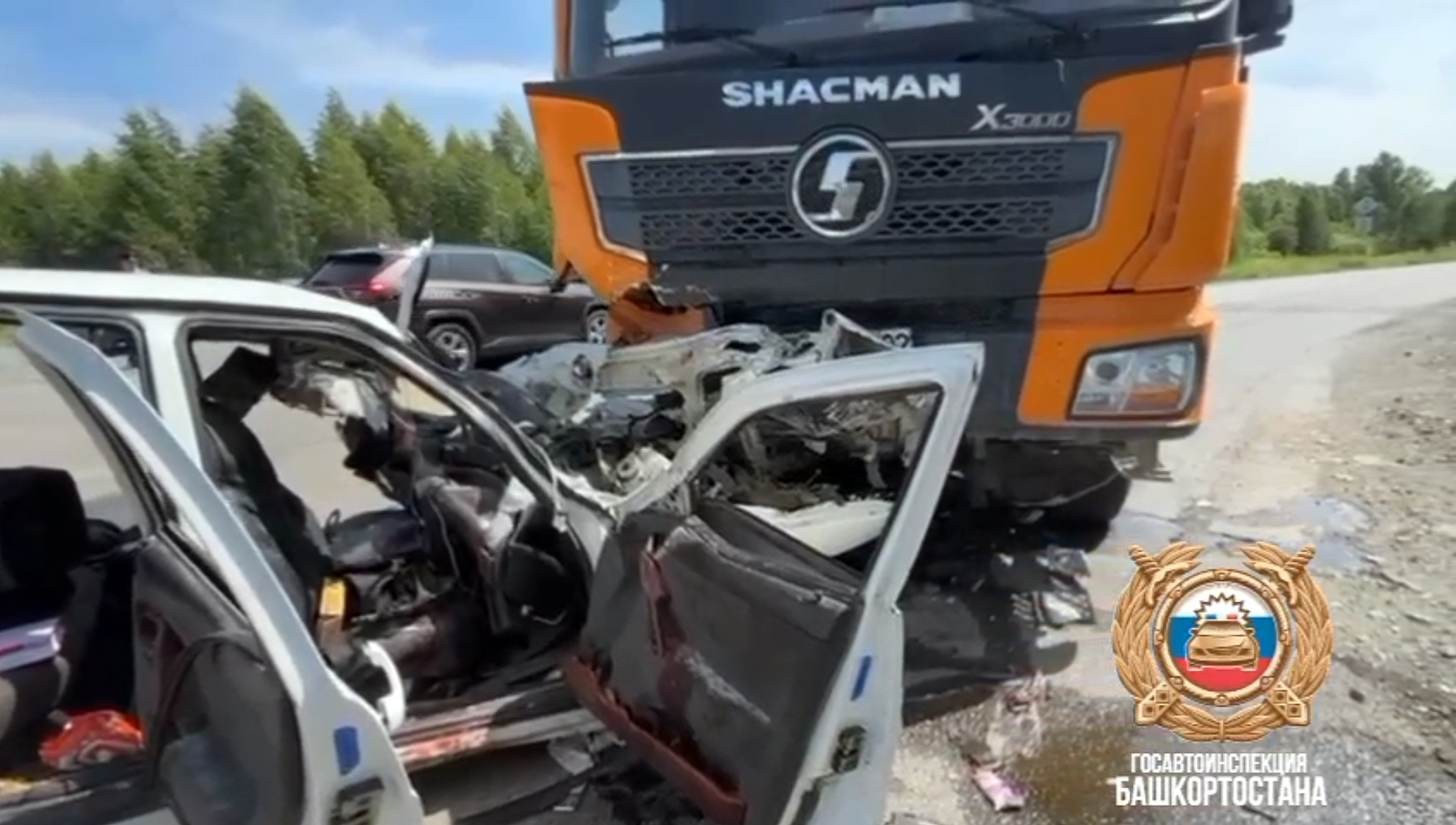 В Башкирии два человека погибли и четверо госпитализированы после ДТП