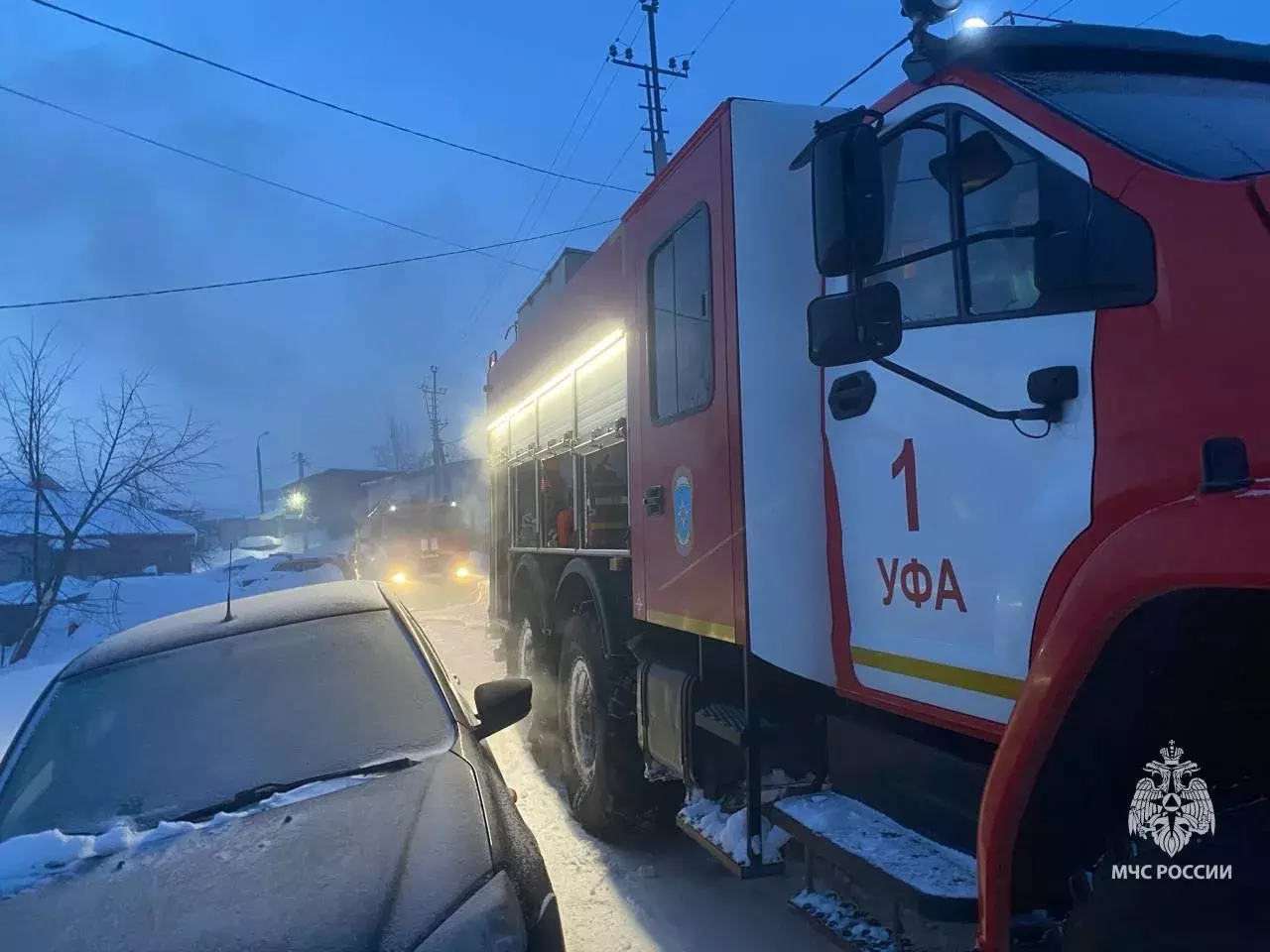 В Уфе в результате пожара пострадал 34-летний мужчина