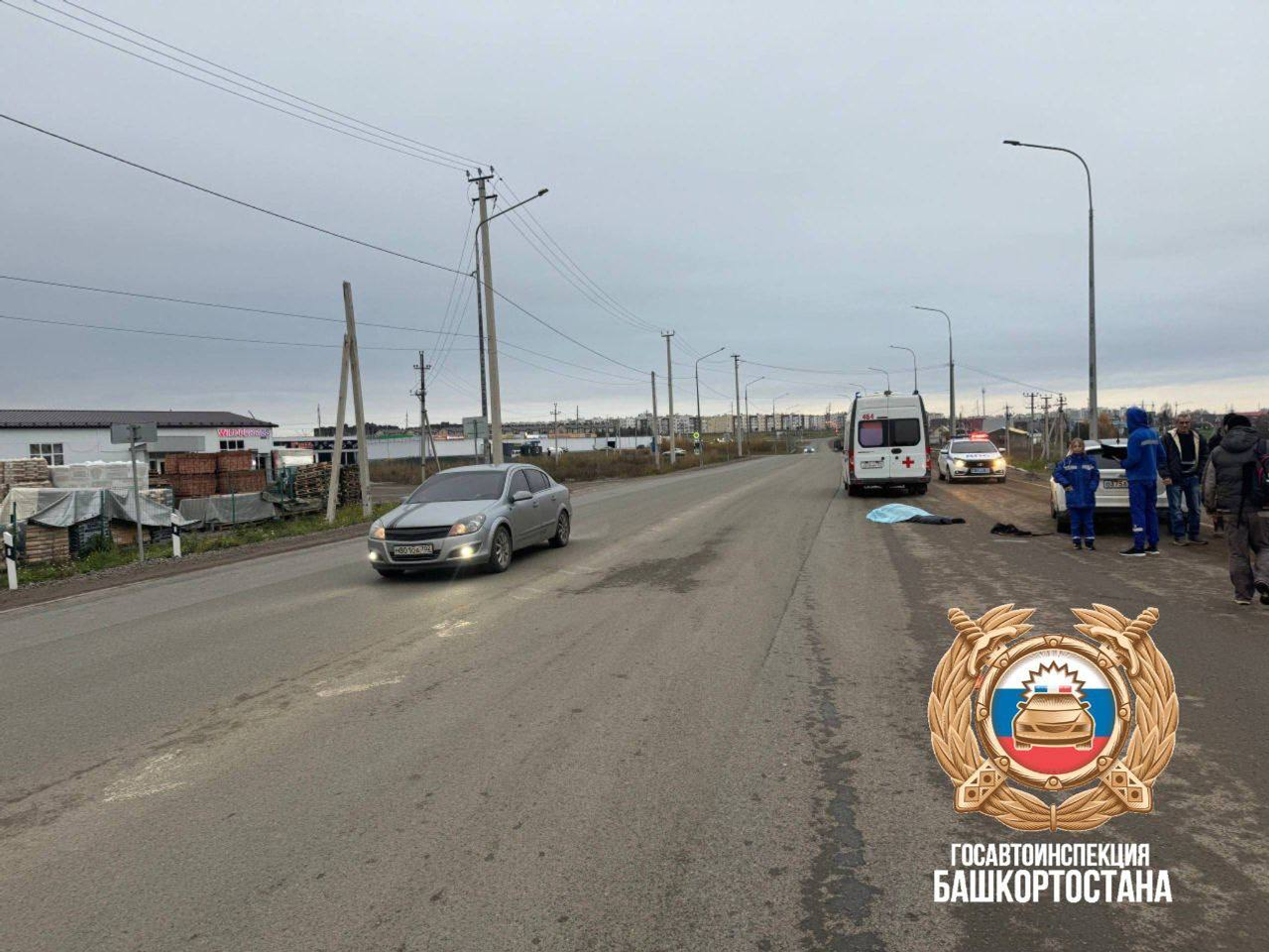 В Уфимском районе водитель легковушки задавил пешехода