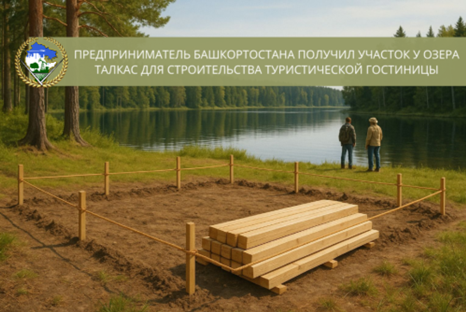 На берегу озера Талкас в Башкирии построят гостиницу для туристов