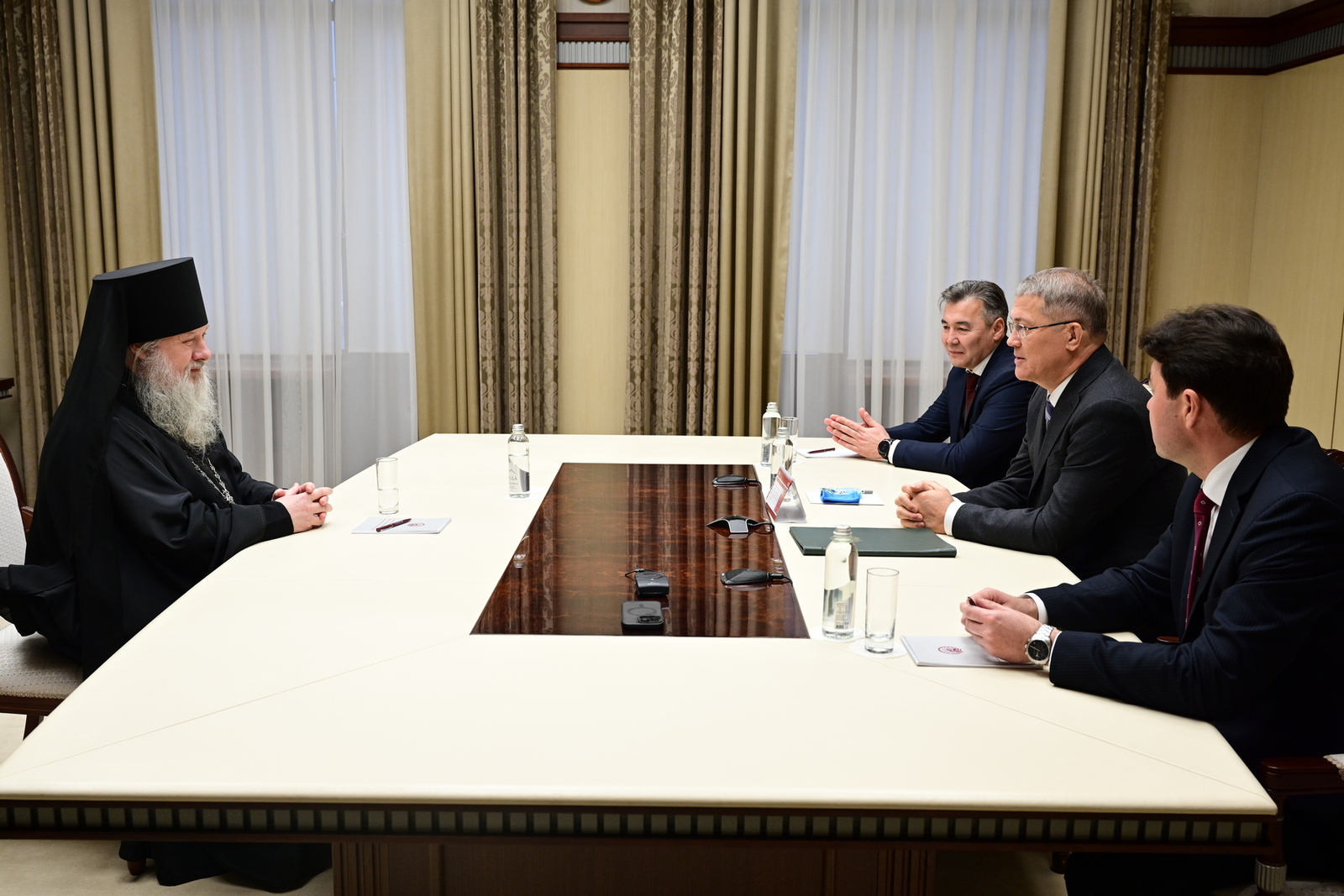 Радий Хабиров встретился с новым главой Башкортостанской митрополии