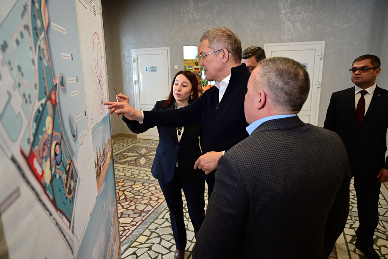 Радий Хабиров оценил проект благоустройства северной части Янаула