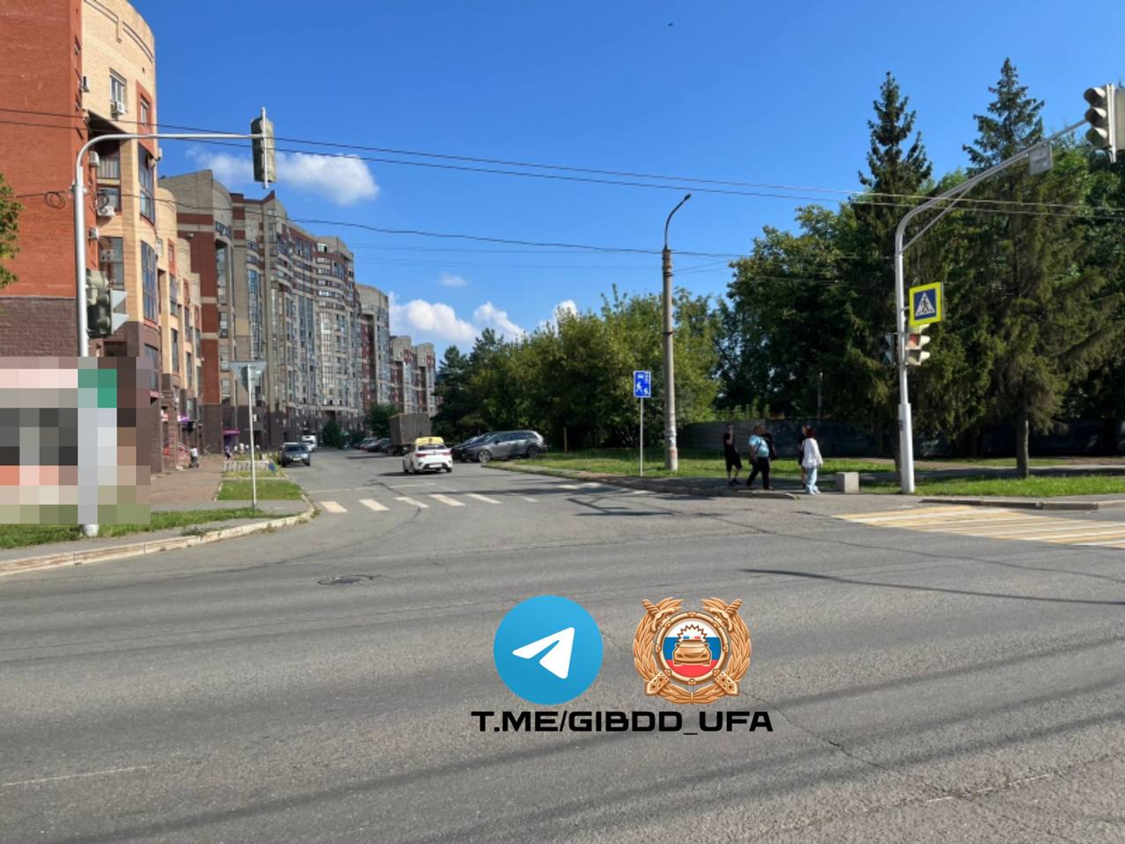 В Уфе водитель легковушки сбил пешехода