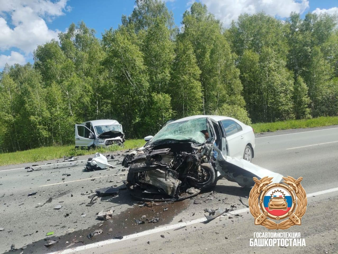 В Башкирии три человека пострадали в ДТП
