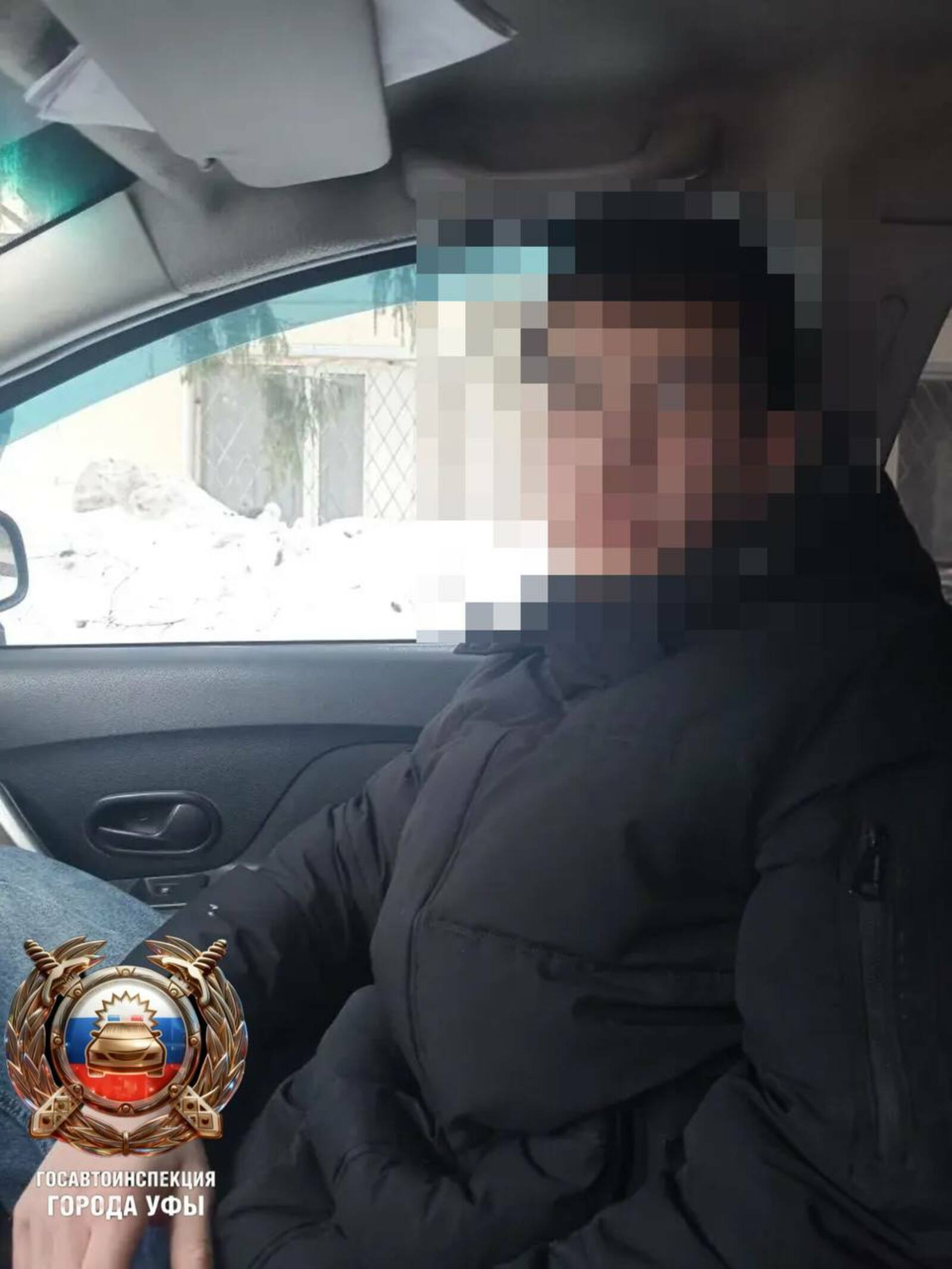 В Уфе за рулём легковушки задержали школьника