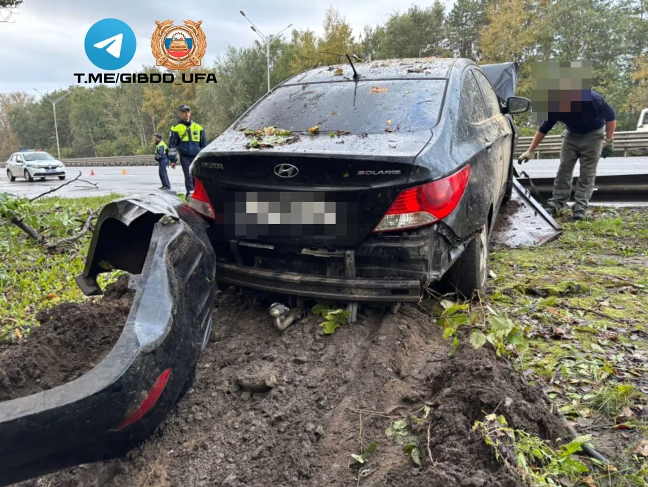 В Уфе после ДТП госпитализирован водитель «Хендая»