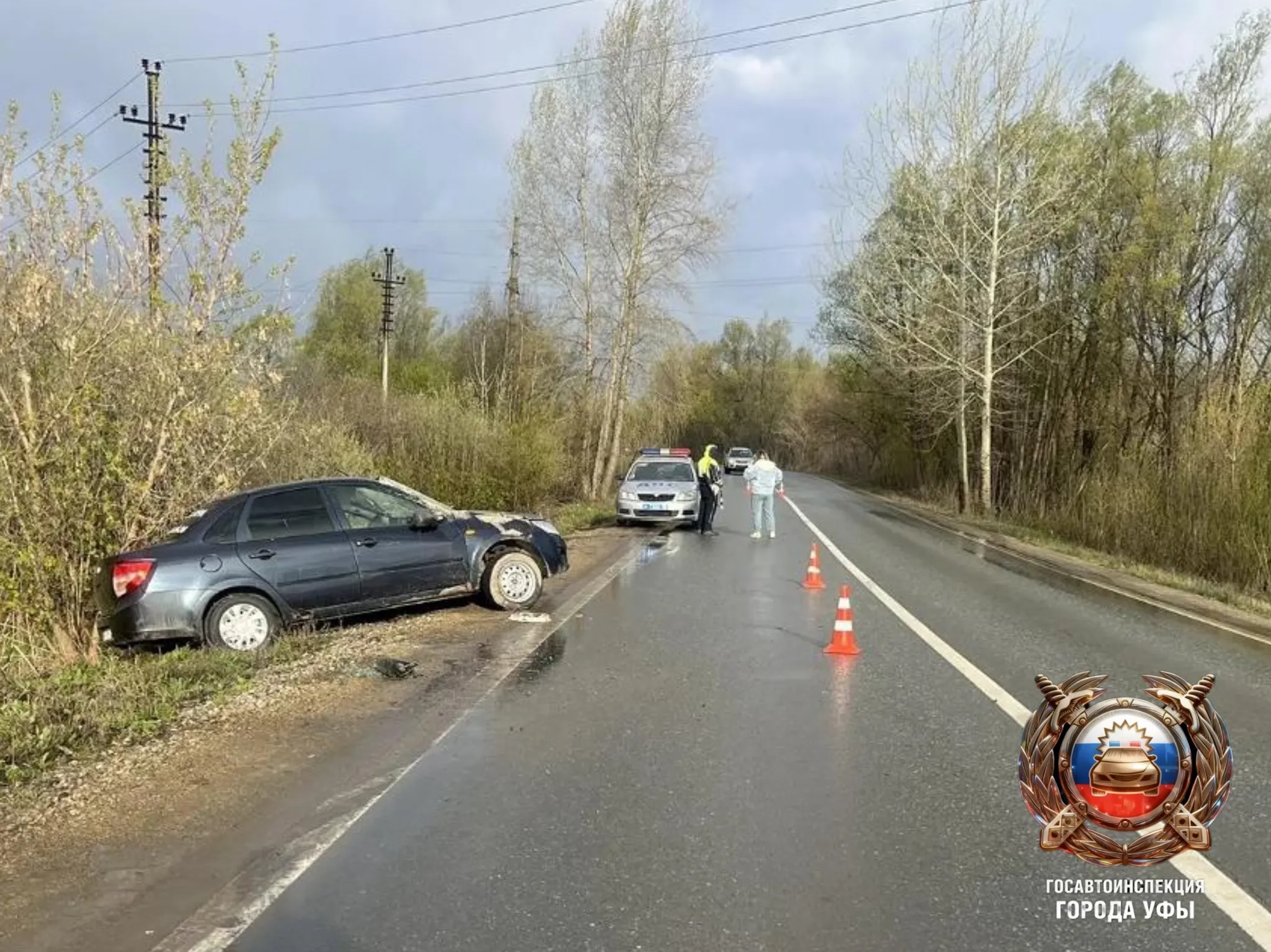 В Башкирии после ДТП госпитализирован водитель «Лады»