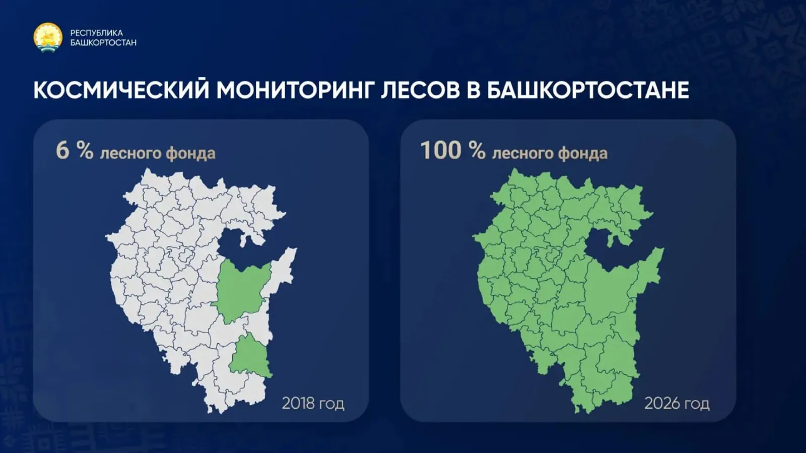 В Башкирии космический мониторинг охватил все леса