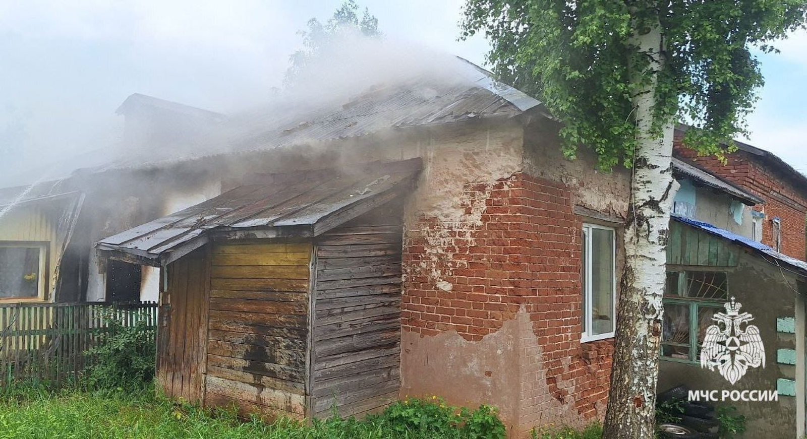 В Башкирии в огне погиб мужчина