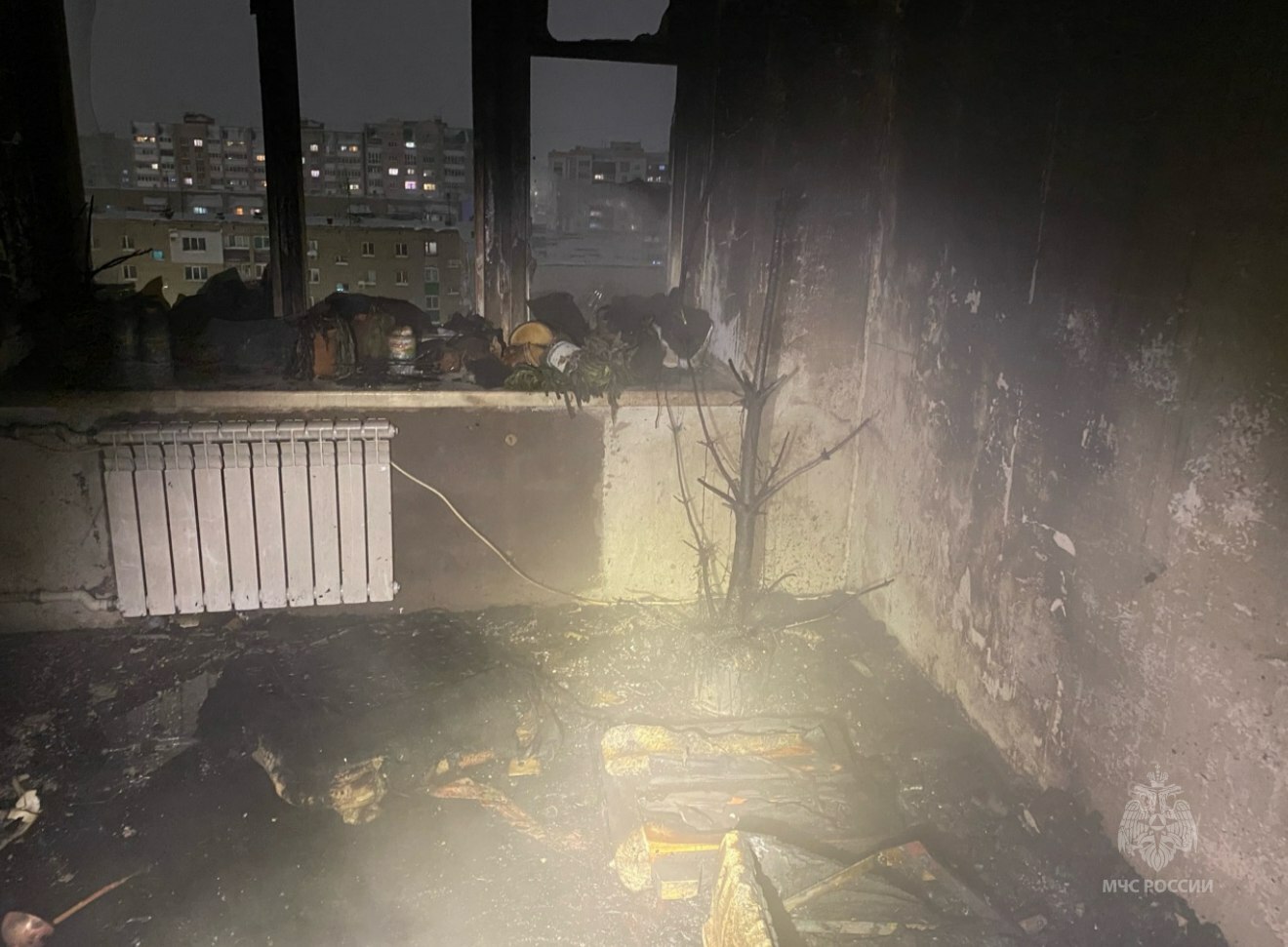 В Башкирии две семьи остались в новогоднюю ночь без имущества. Всё сгорело