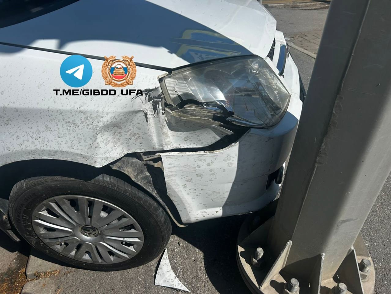 В Уфе в столкновении с «Ладой» пострадал водитель «Джили»