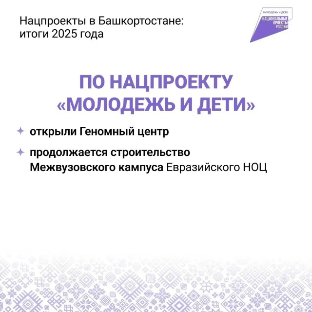 Радий Хабиров подвёл итоги реализации нацпроектов в 2025 году