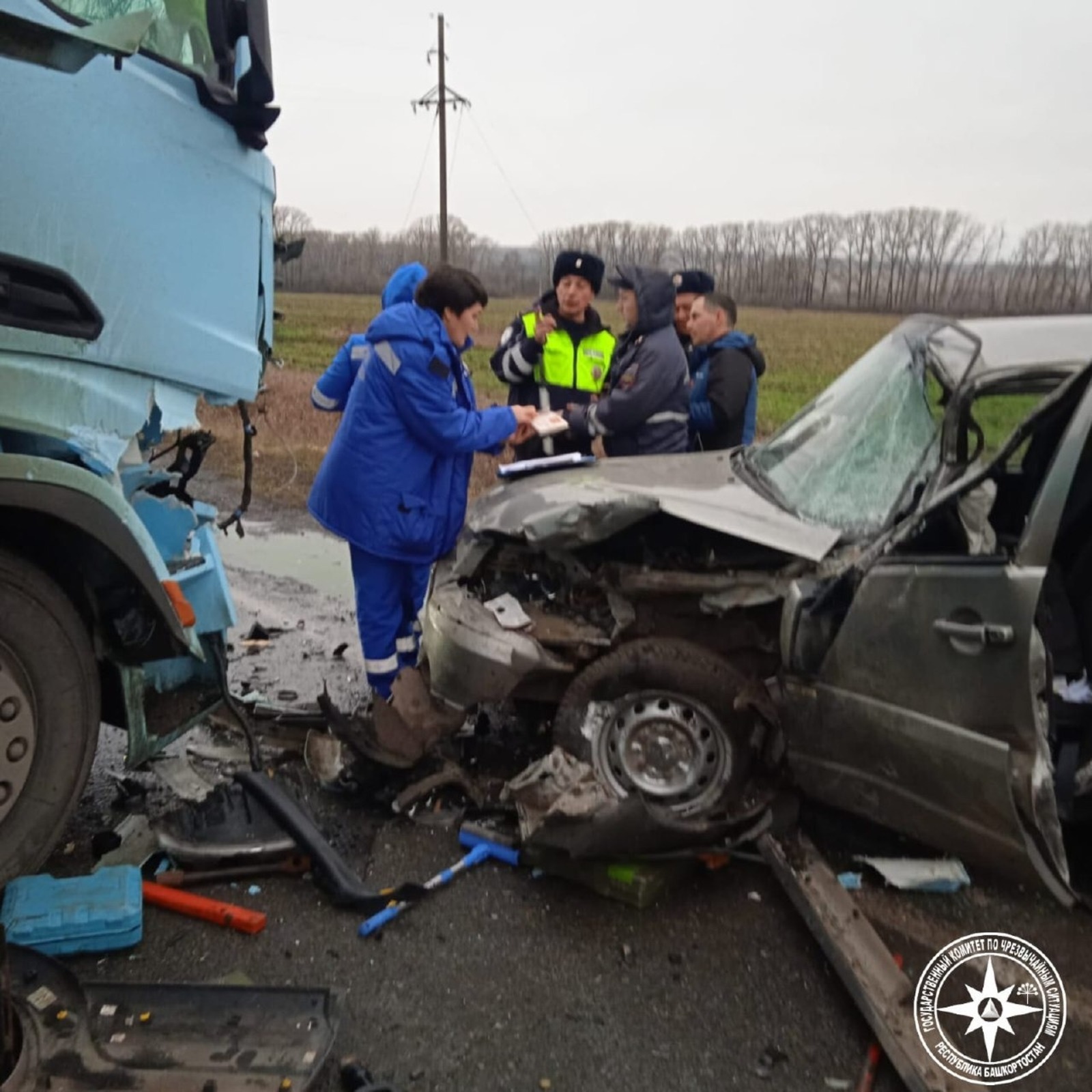 В Башкирии произошло ДТП с участием пяти машин. Люди — в больницах