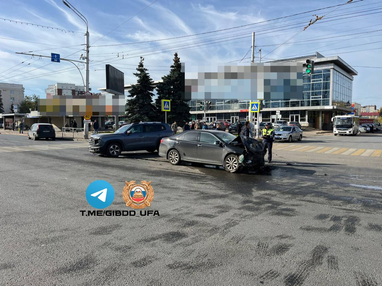 В Уфе после ДТП госпитализирован двухлетний ребёнок