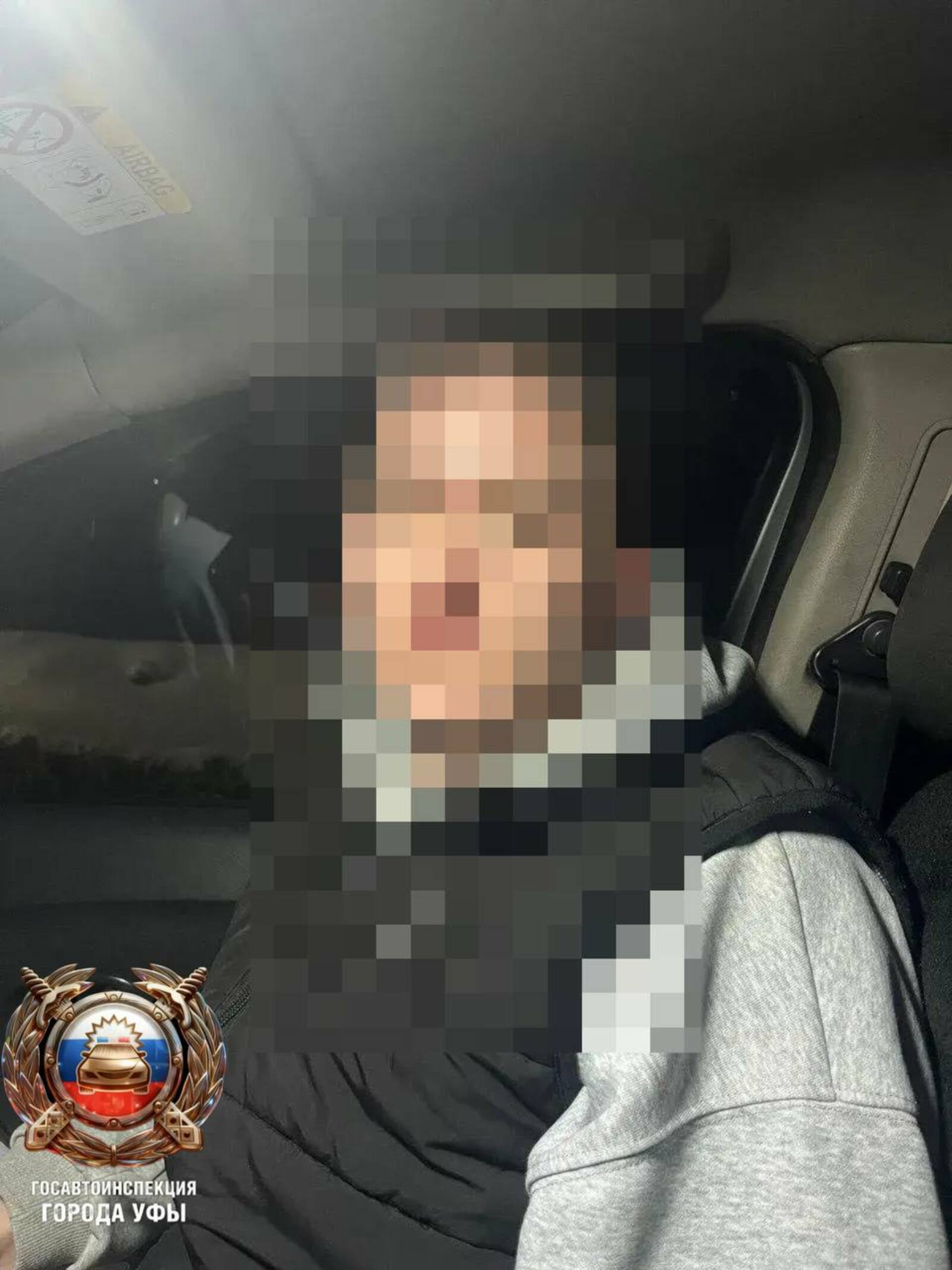 В Уфе несовершеннолетнего задержали за рулём легковушки