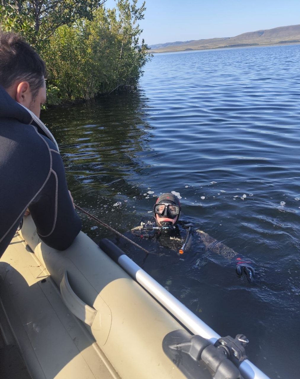 В Башкирии обнаружили подводного охотника, утонувшего девять дней назад