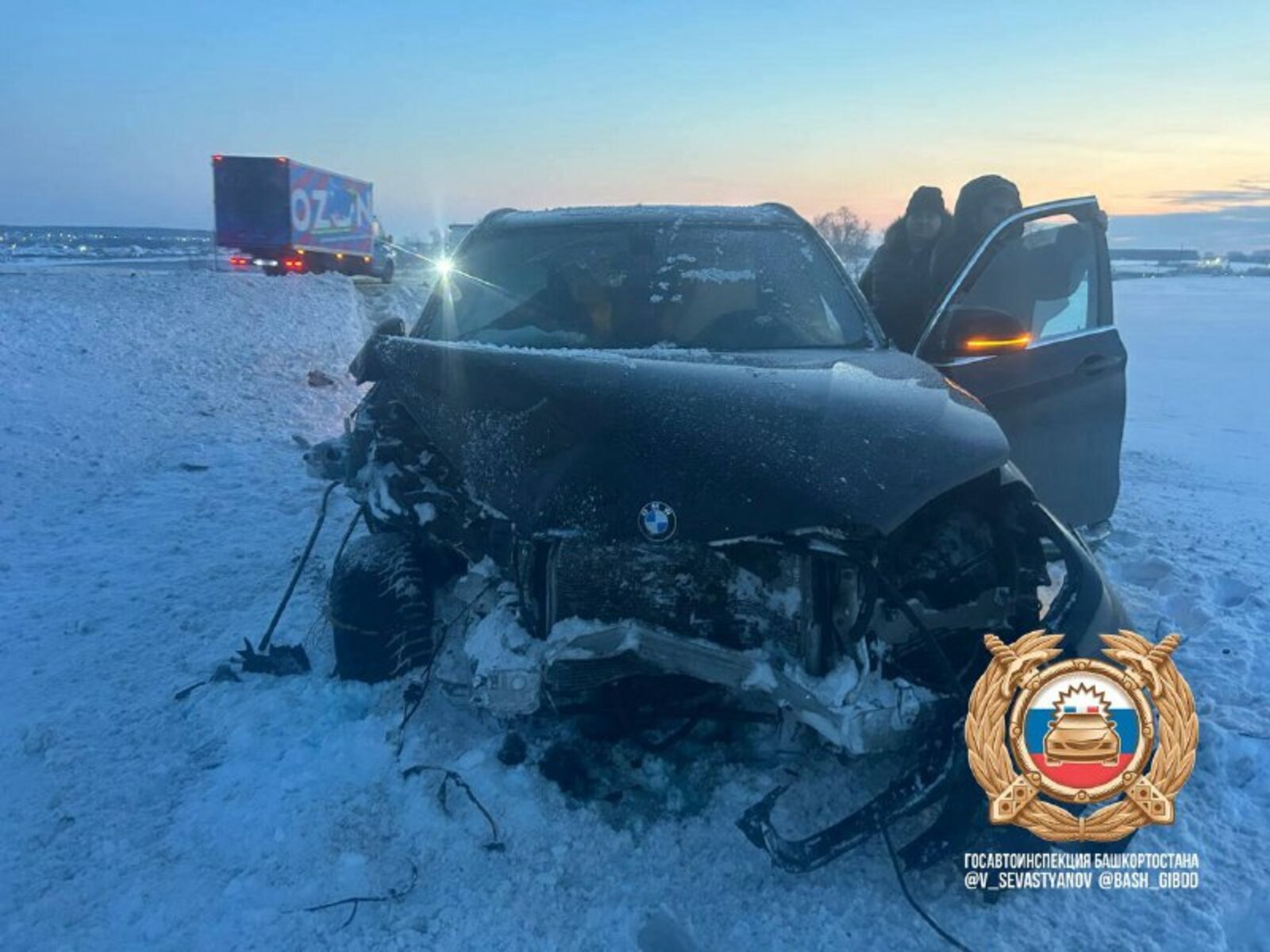 В Уфимском районе в ДТП погиб водитель иномарки