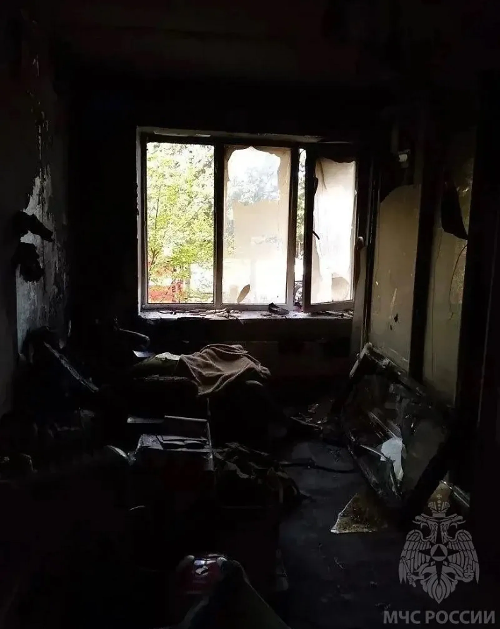 В селе под Уфой при пожаре погиб пенсионер