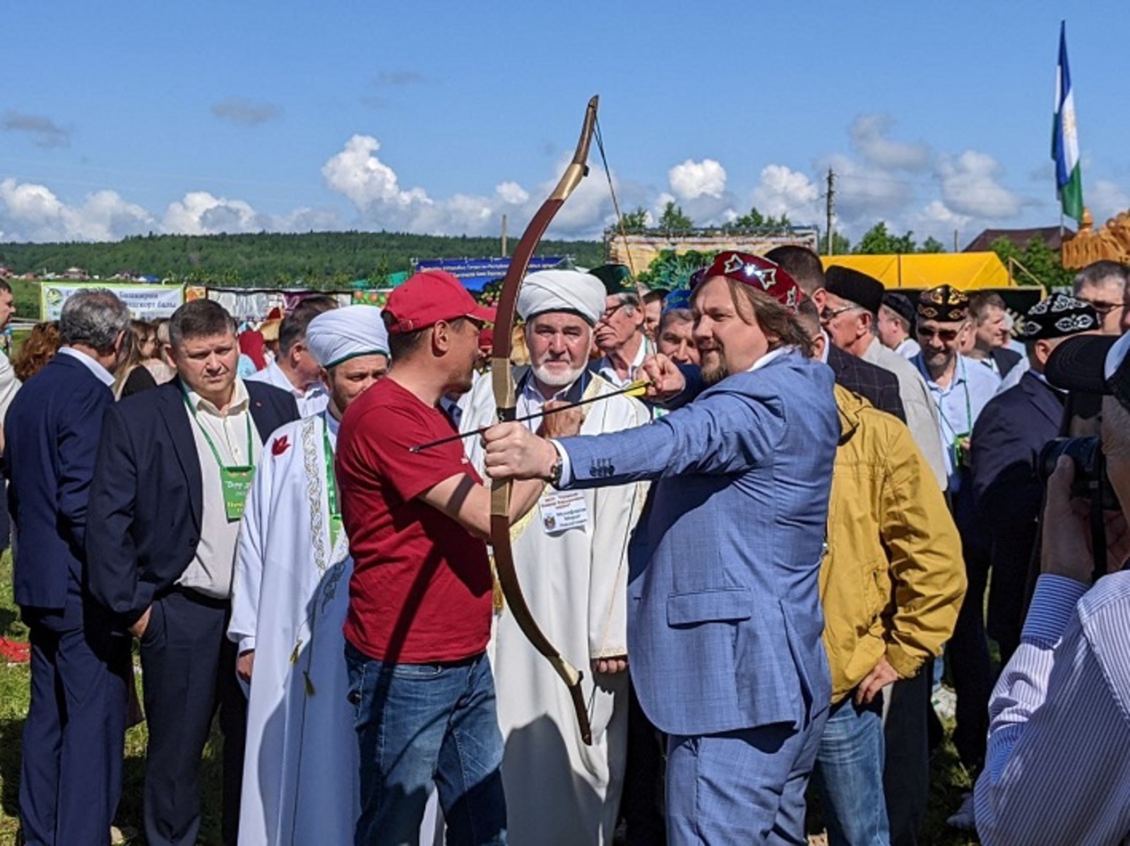 На празднике «Барда-зиен» в Пермском крае представили башкирское подворье