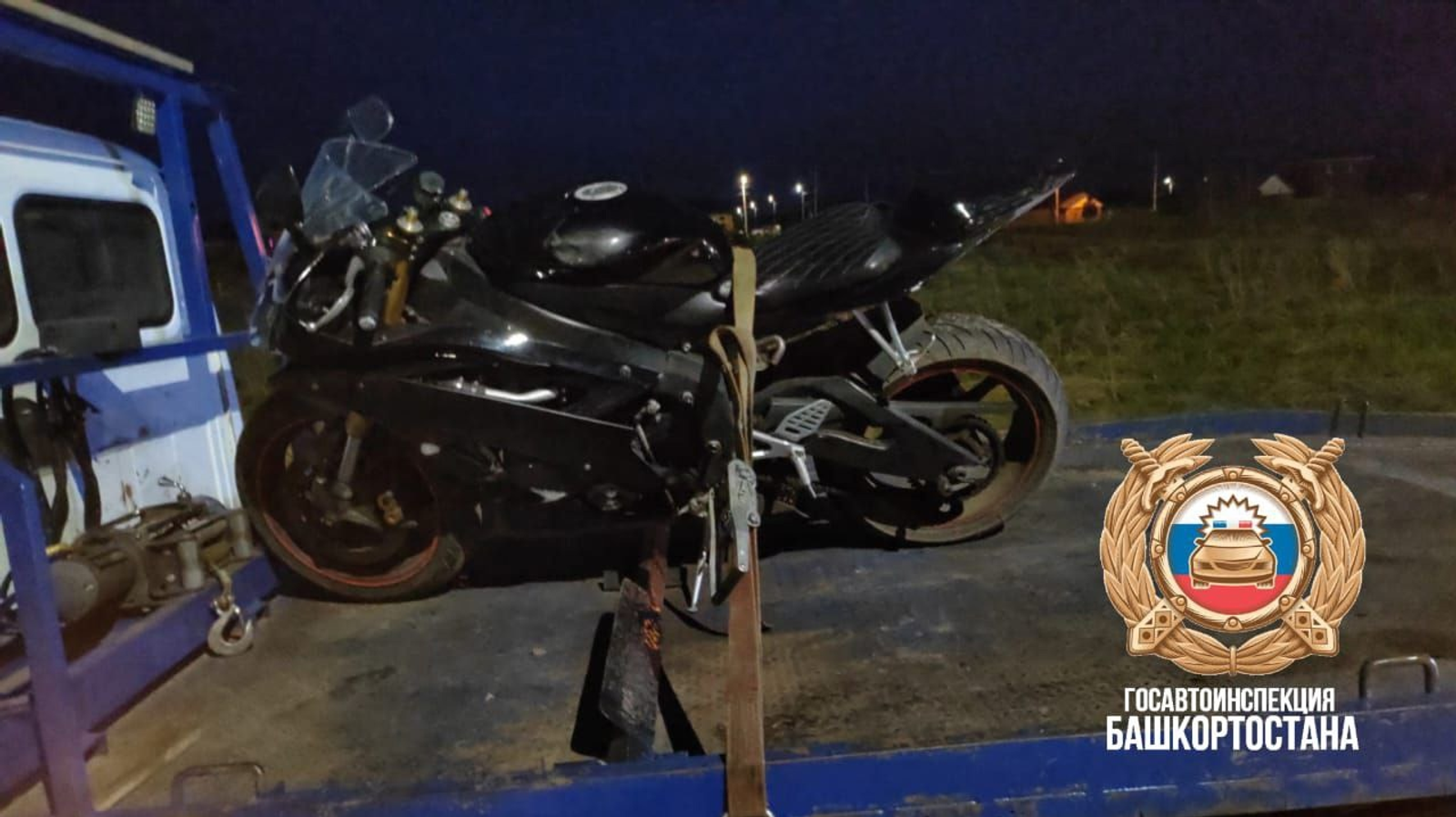 В Нефтекамске мотоциклист, удирая от полицейских, разогнался свыше 200 км/час