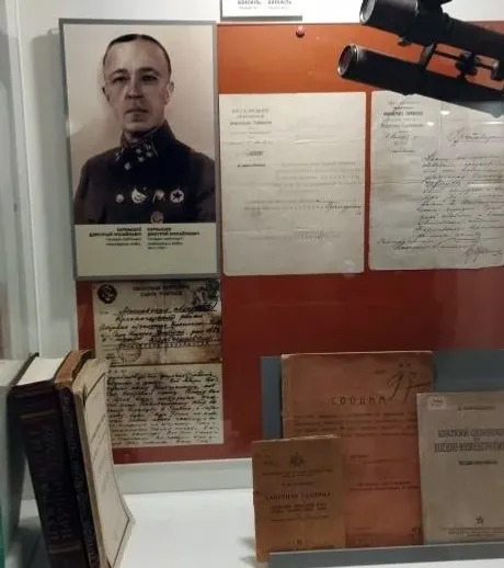 Альберт ЗАГИРОВ  Стенд в Мемориальном комплексе «Брестская крепость-герой», посвященный Дмитрию Карбышеву.