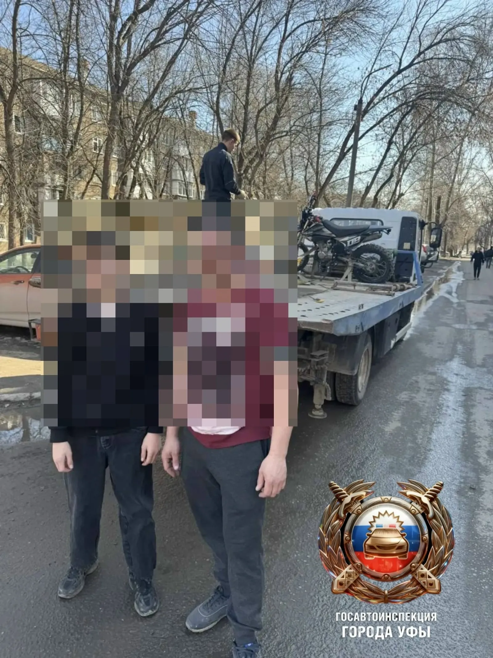 В Уфе подростка задержали за рулём мотоцикла