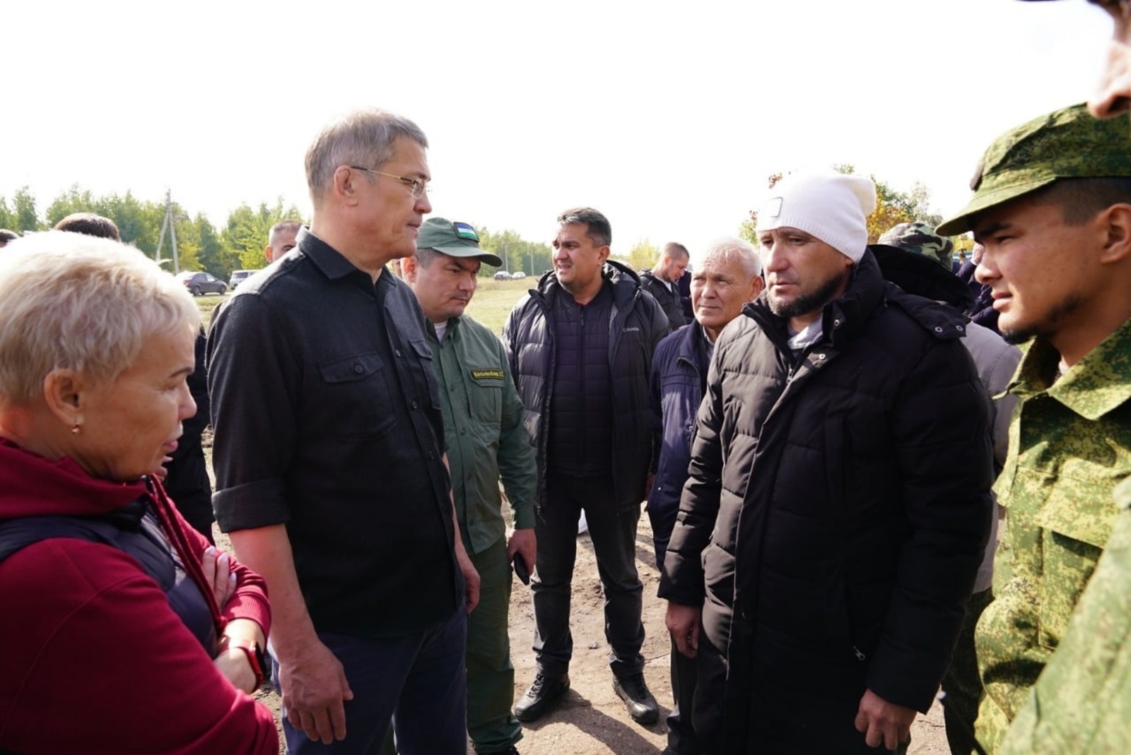 Радий Хабиров посетил мобилизованных из Башкирии в Саратовской области