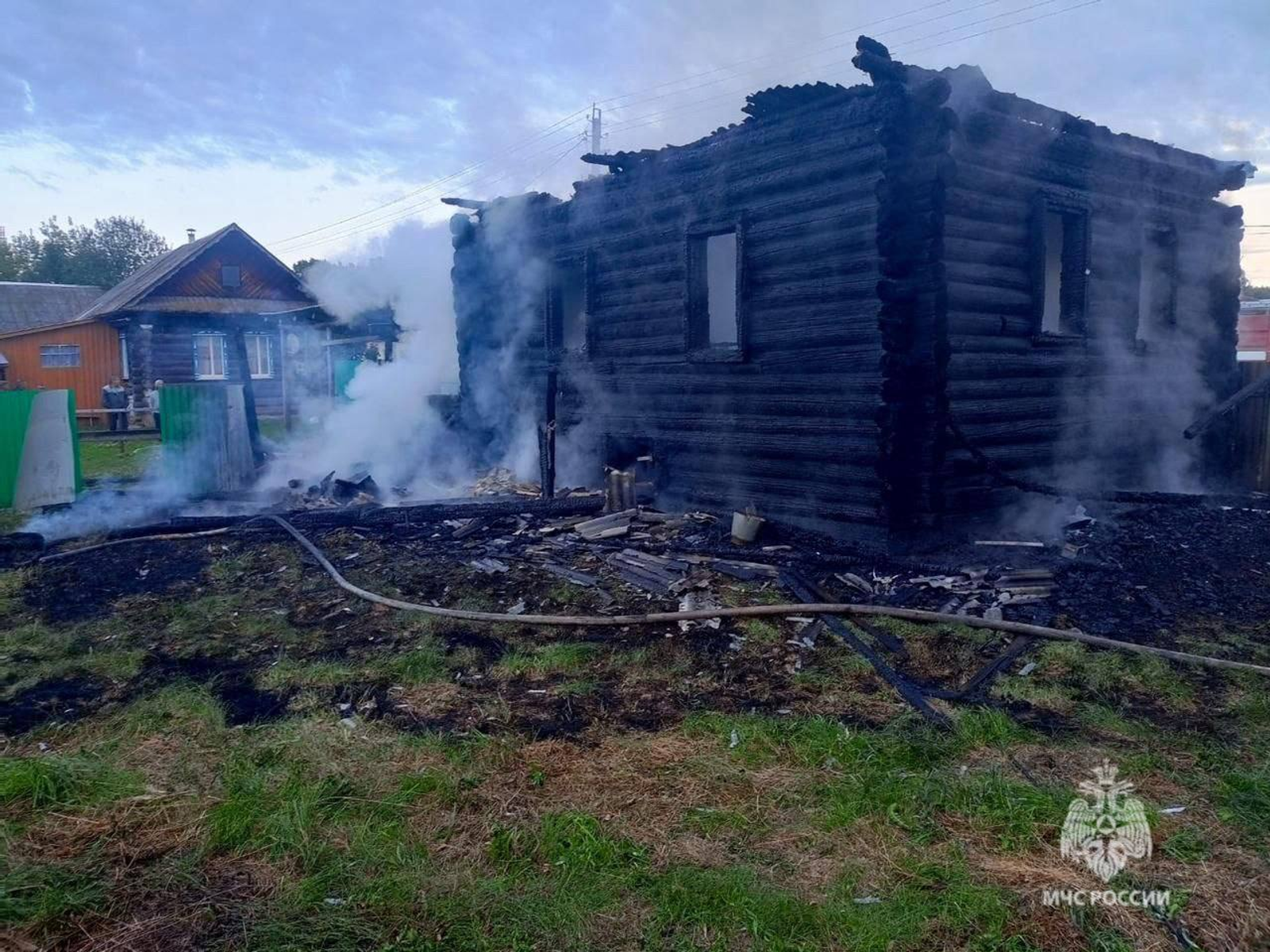 В Янаульском районе Башкирии в сгоревшем доме погиб мужчина