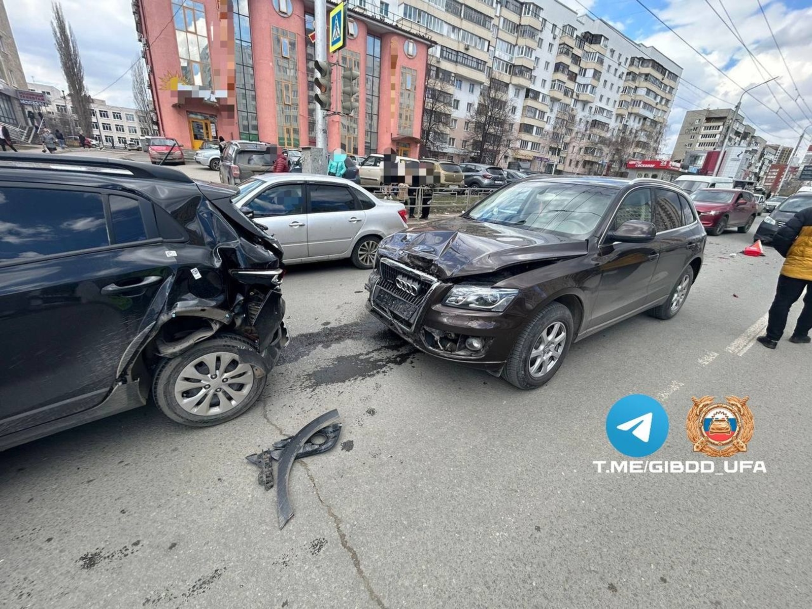 В Уфе в ДТП пострадала восьмилетняя пассажирка Audi Q5
