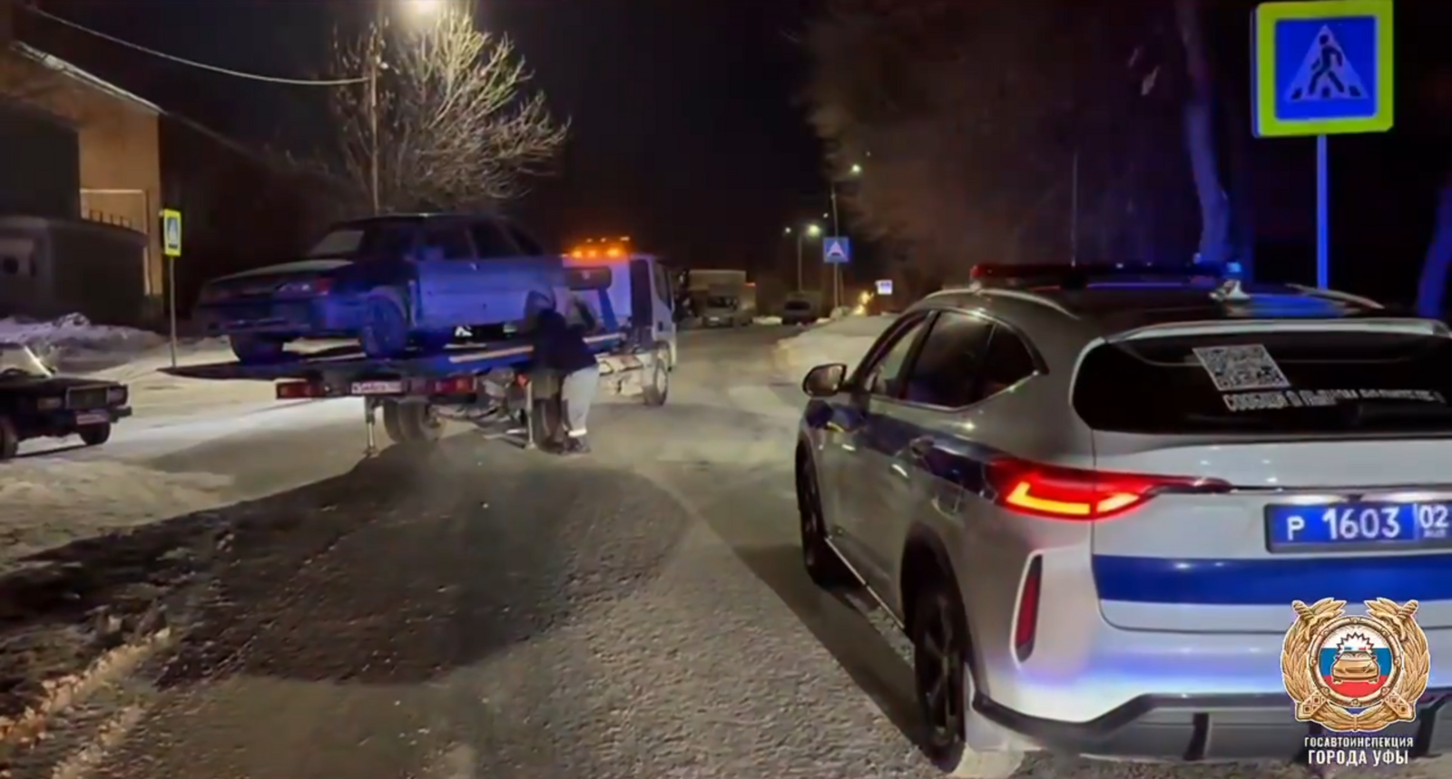 В Уфе задержали пьяного подростка за рулём легковушки