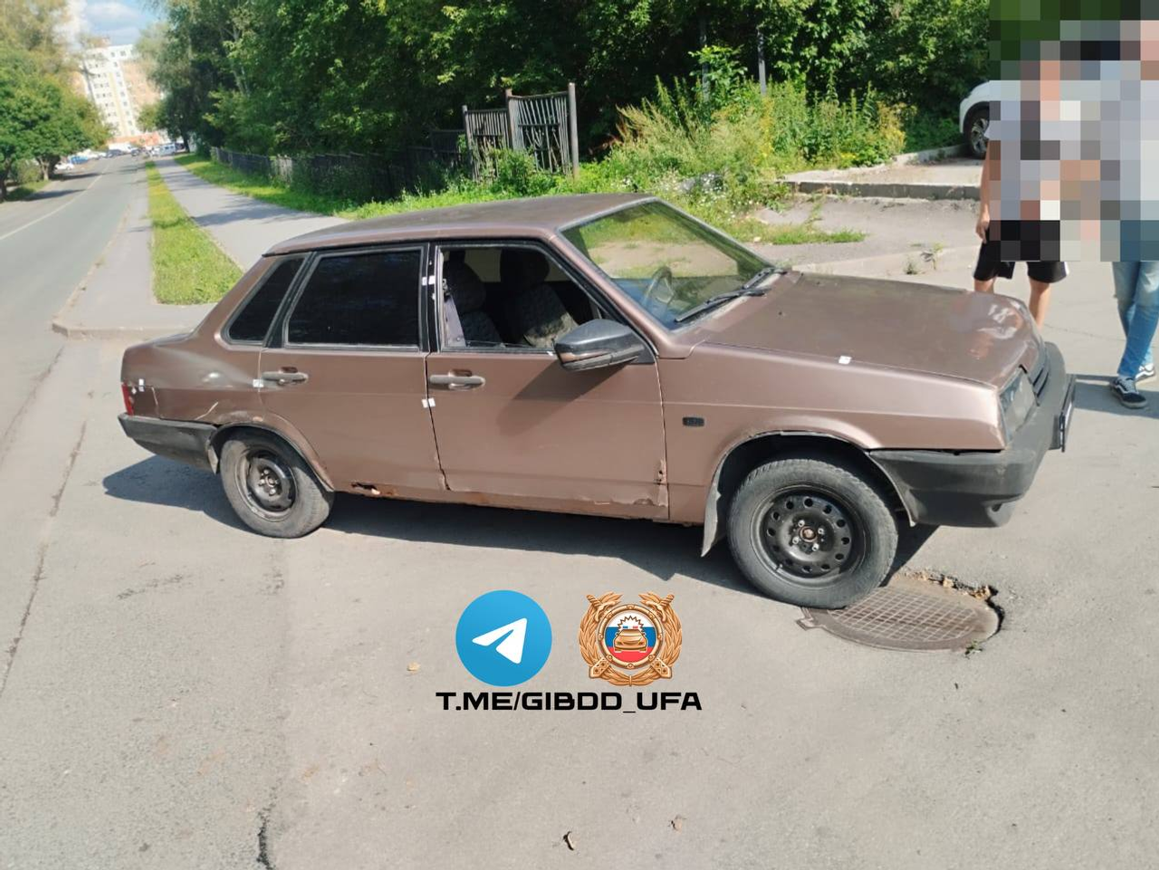 В Уфе после наезда госпитализирован подросток