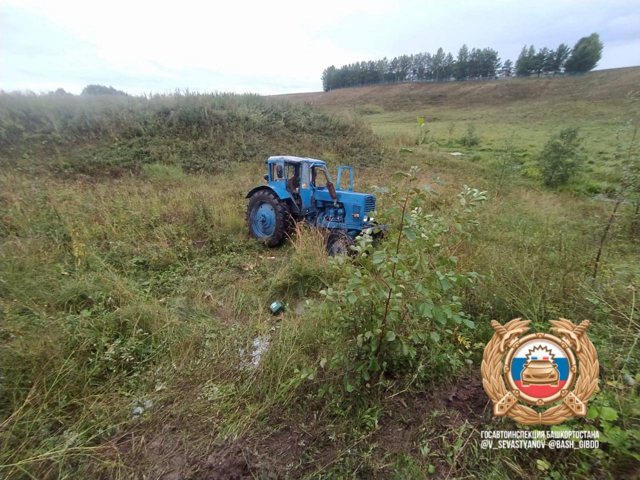 В Мишкинском районе Башкирии погиб тракторист