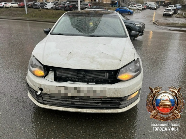 В Уфе водитель легковушки сбил велосипедиста