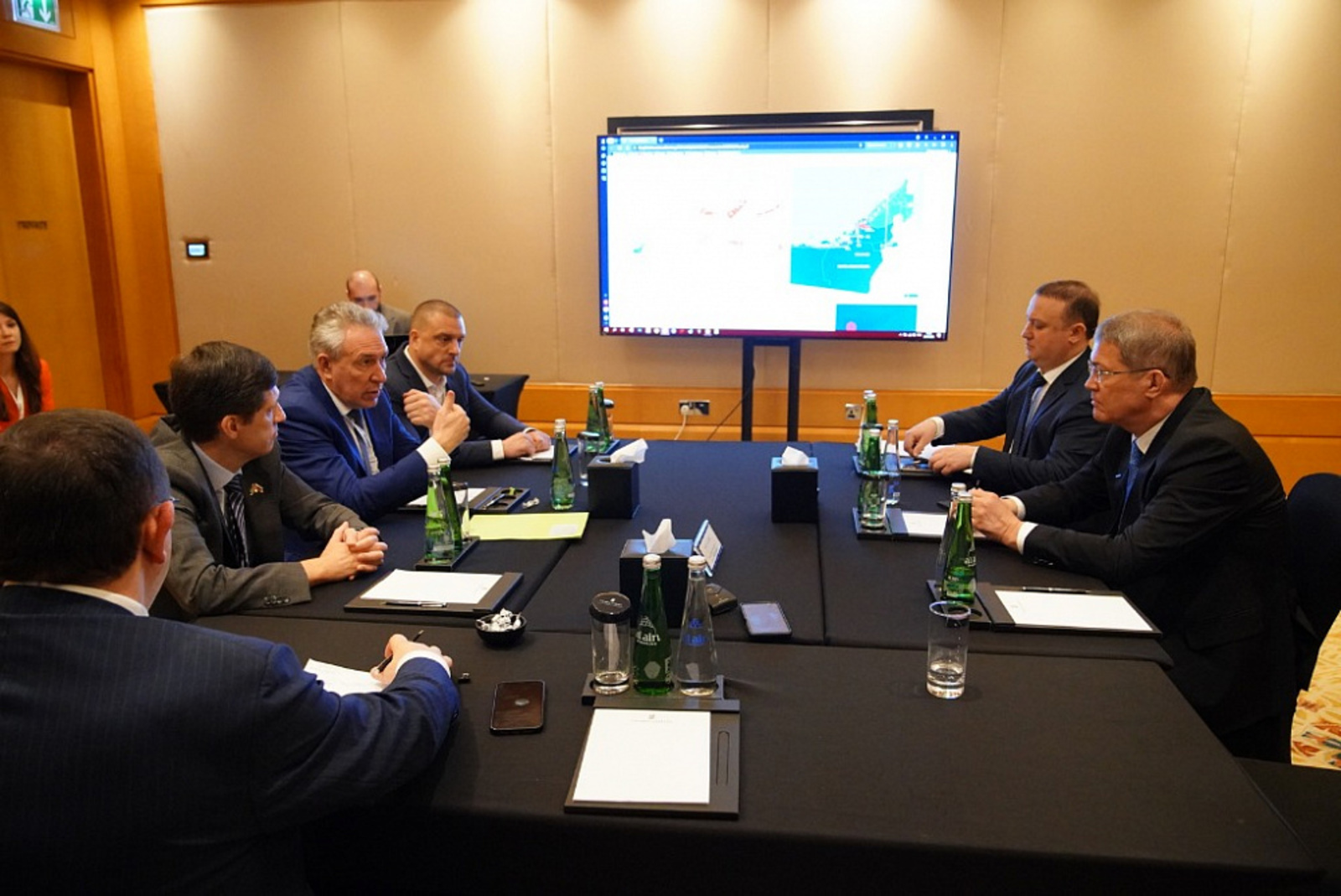 Радий Хабиров встретился с председателем Российско-Эмиратского делового совета