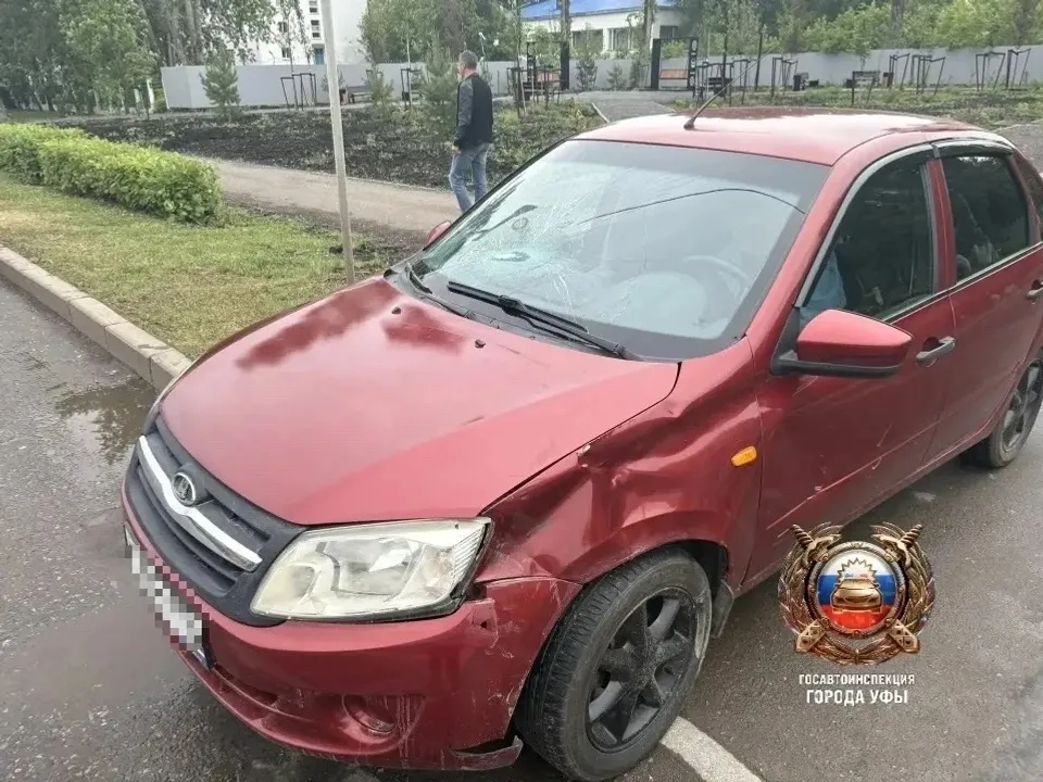 В Уфе после ДТП госпитализирован водитель электровелосипеда