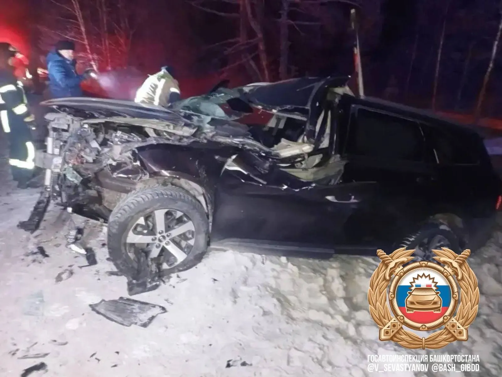 В Башкирии в ДТП разбился водитель Kia Sorento
