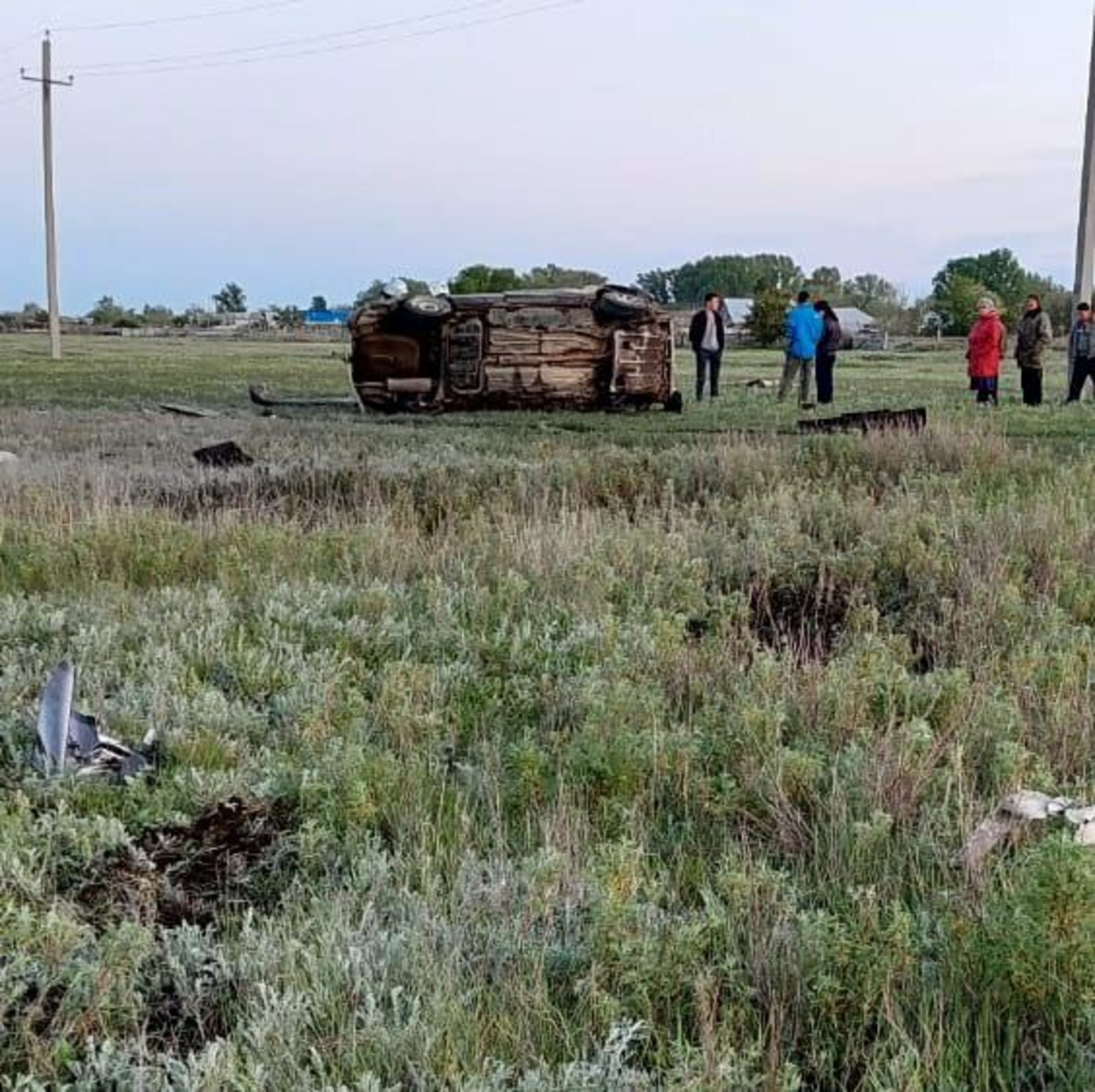 В Башкирии 35-летний водитель погиб после опрокидывания Жигулей в кювет