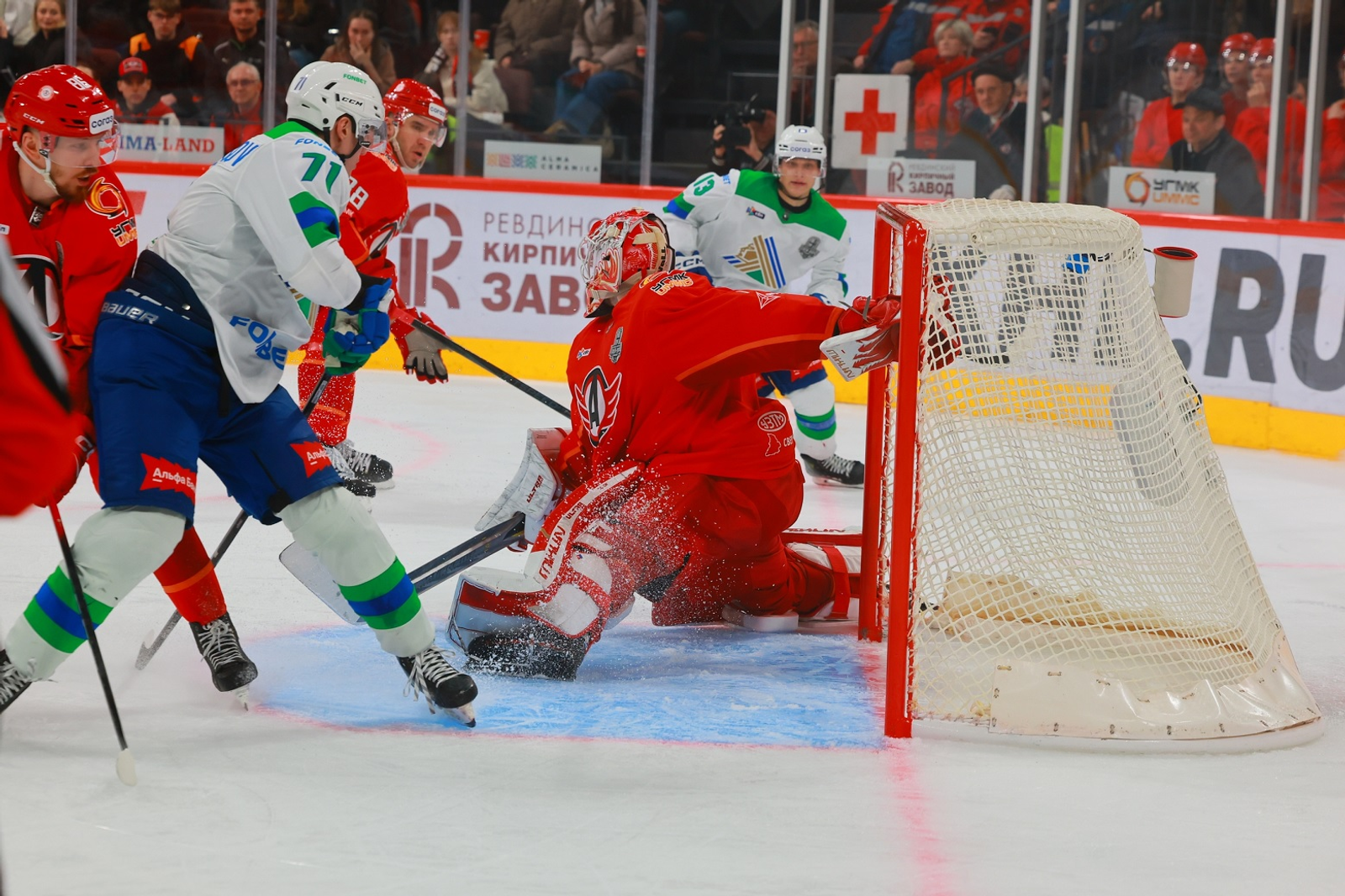 «Салават Юлаев» одержал победу над «Автомобилистом» во втором матче плей-офф