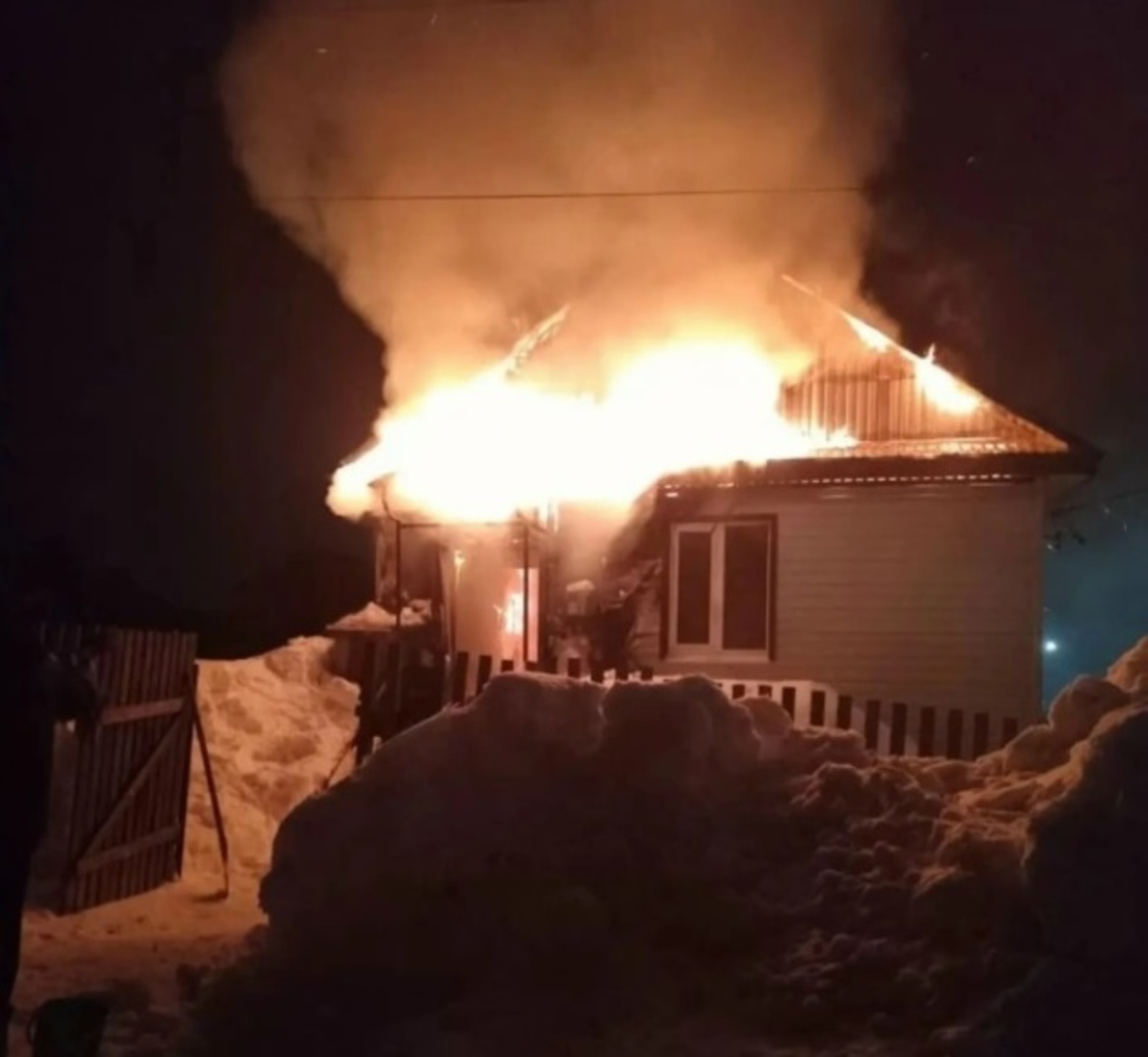 В Башкирии в сгоревшем доме нашли тело пенсионерки