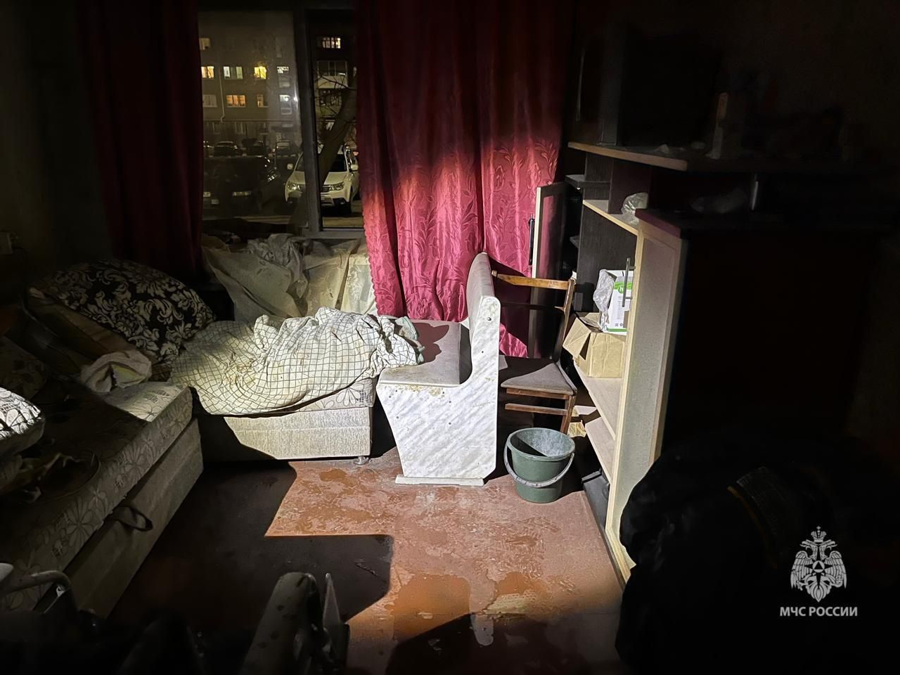 В Нефтекамске во время пожара погиб 69-летний мужчина