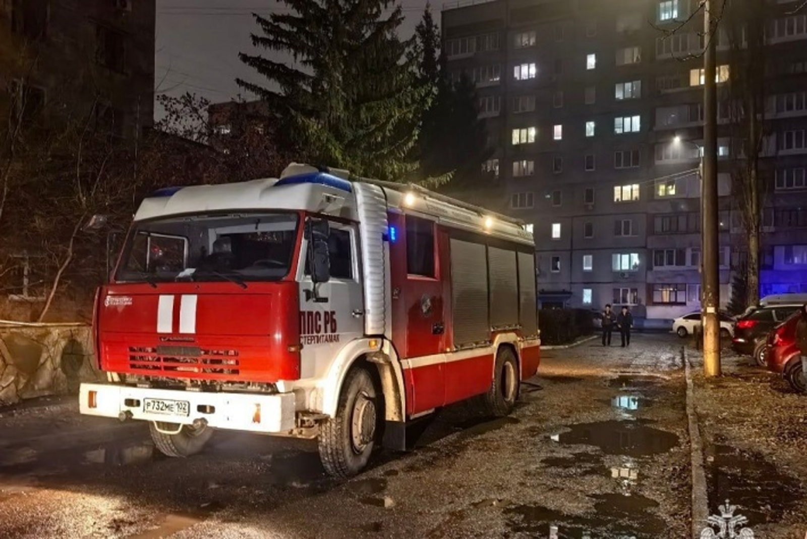 В Башкирии вспыхнул пожар в пустующей квартире