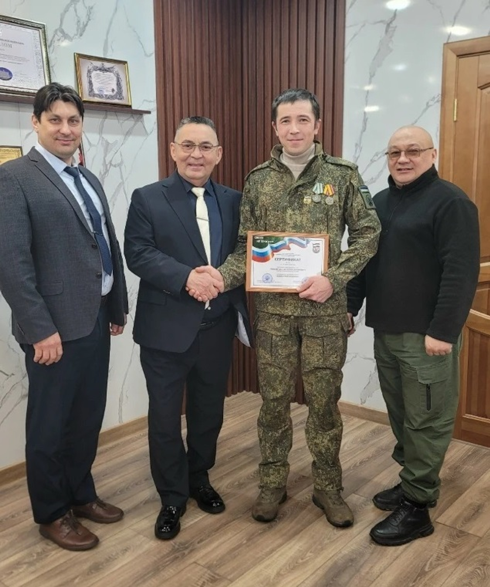 Район Башкирии учредил свою награду для защитников Отечества