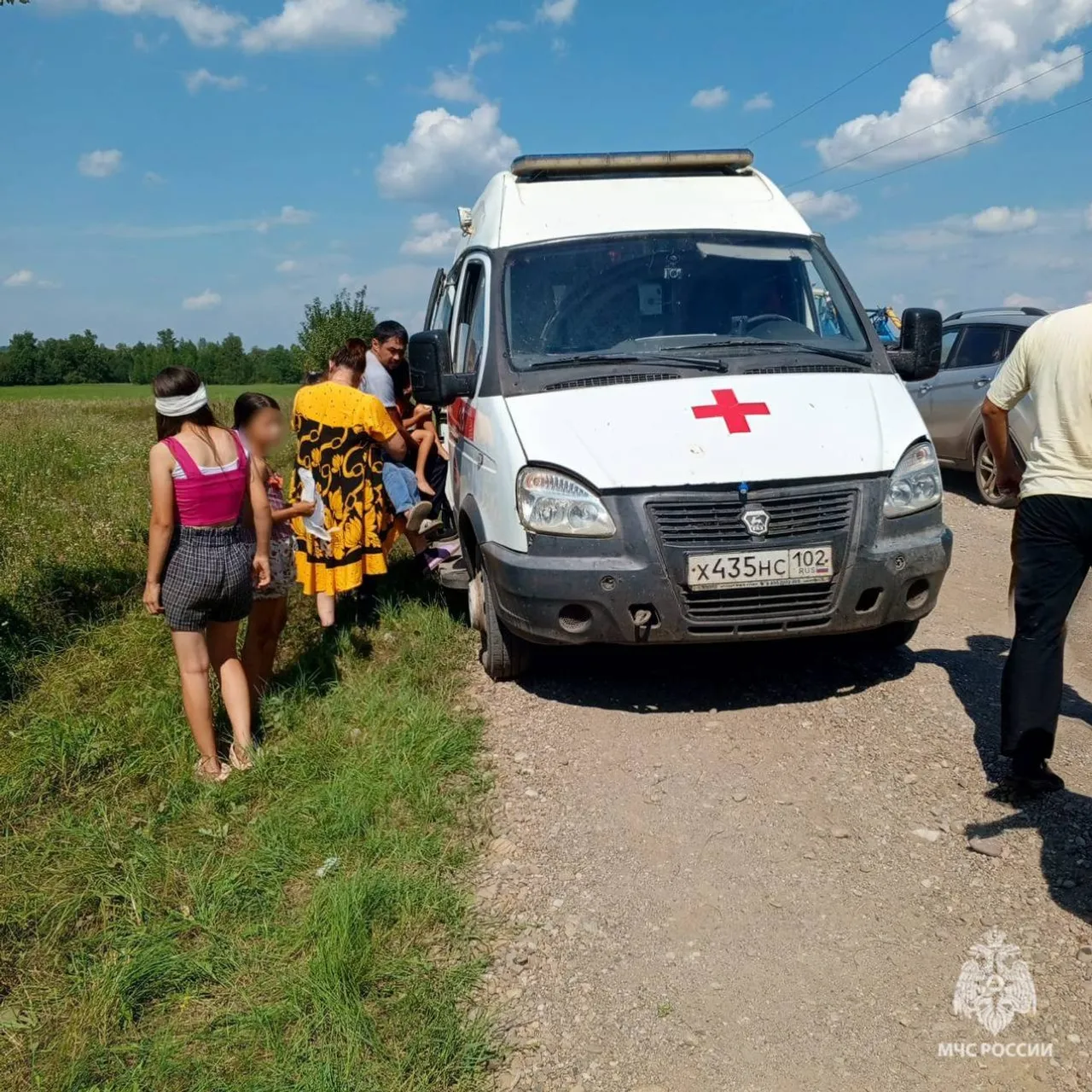 В Башкирии шестеро детей попали в ДТП