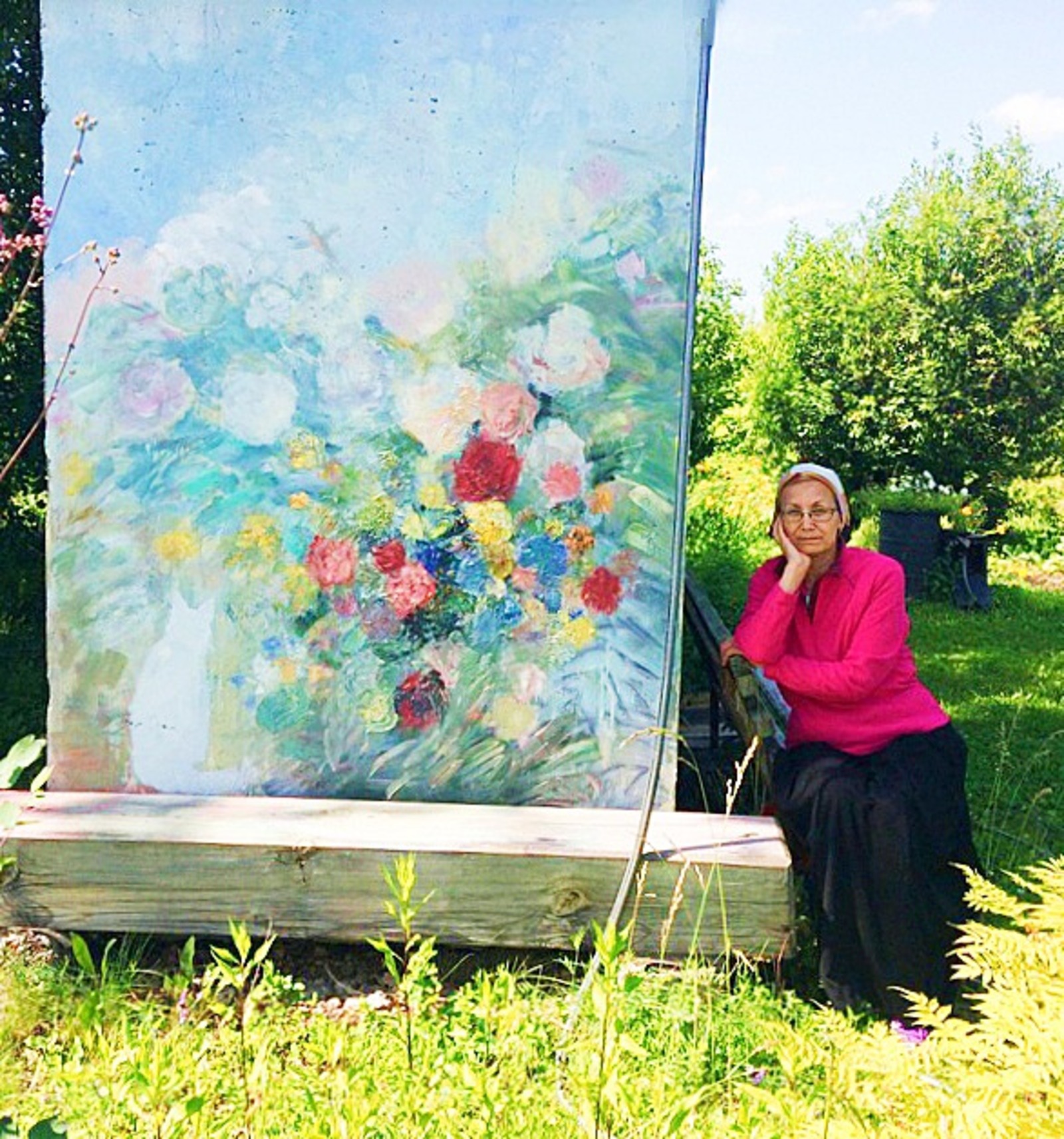 Галина РОДИОНОВА  Картина на одной из стен сделает дачу особенно привлекательной.